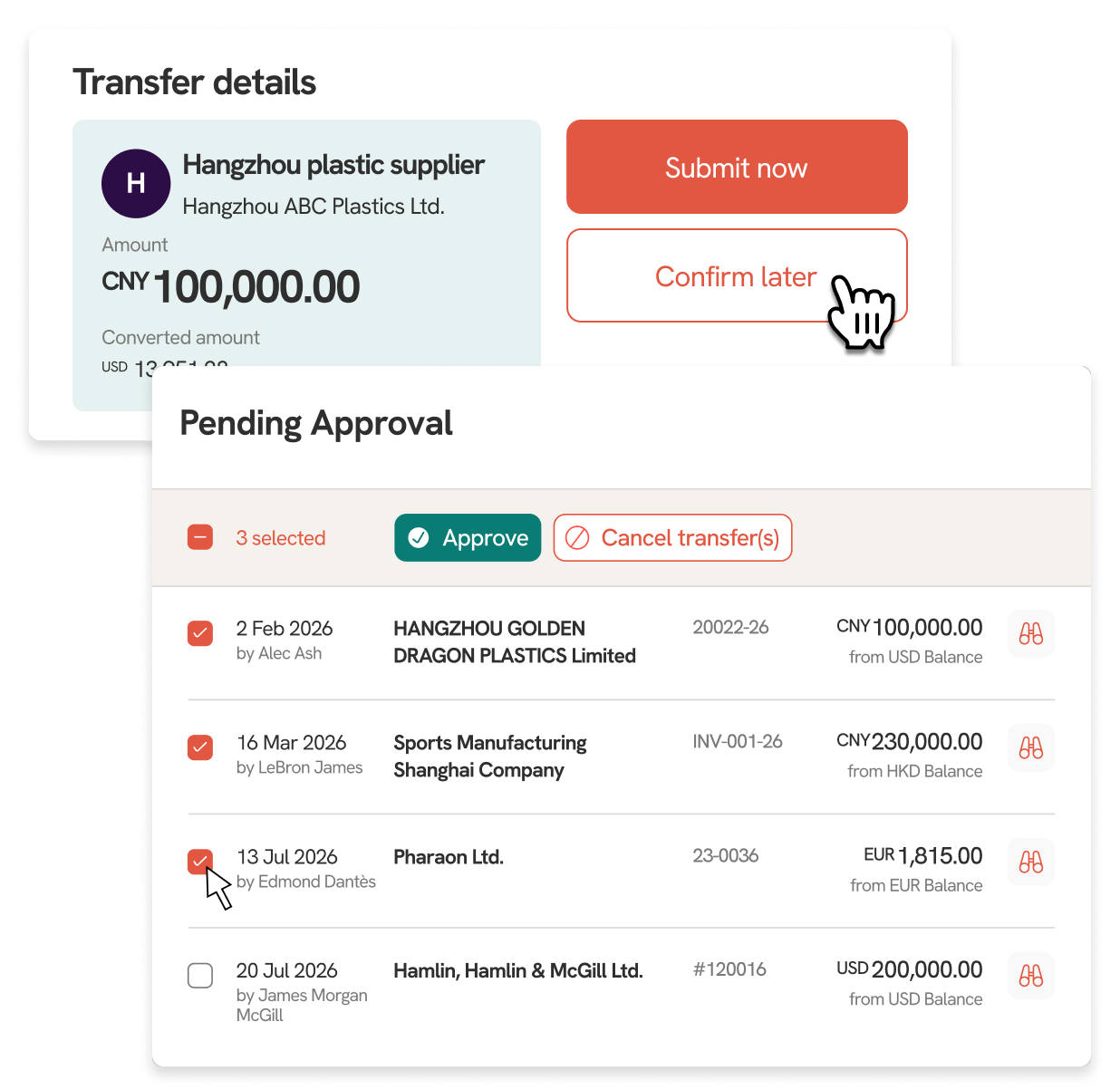 statrys account accepting pending approval