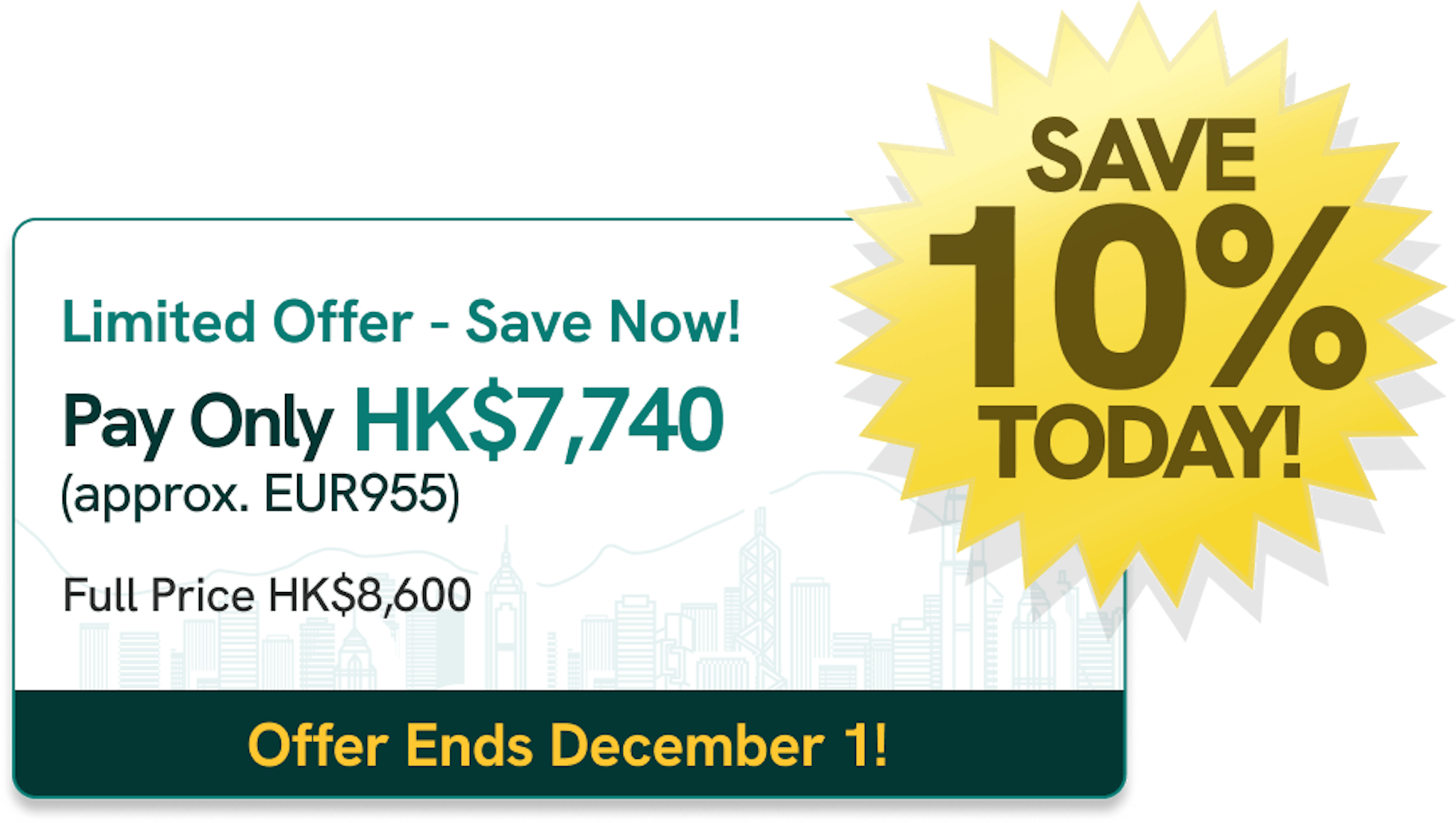 hong kong company incorporation promotion discount