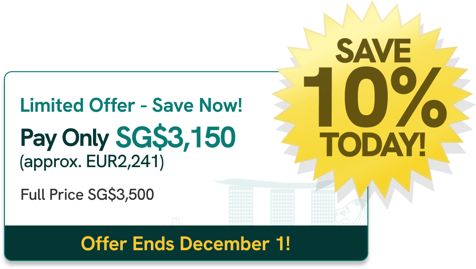 singapore company creation promotion discount