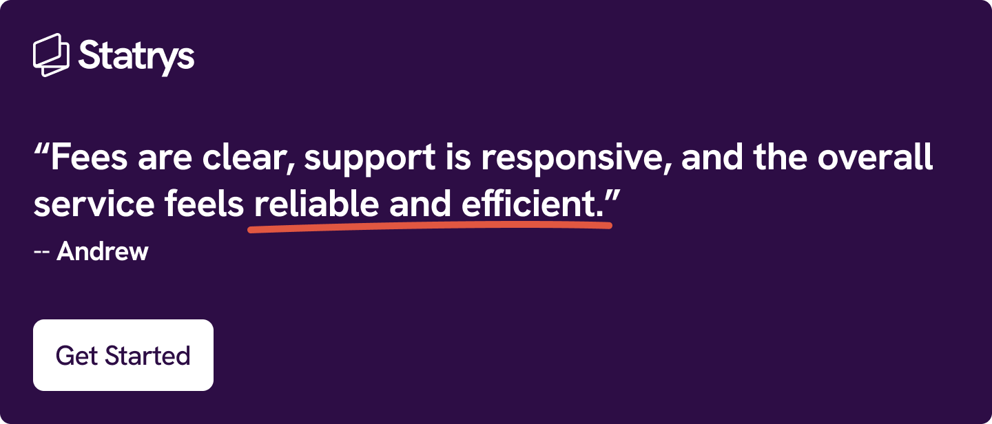 Quote by Andrew about Statrys (in purple)