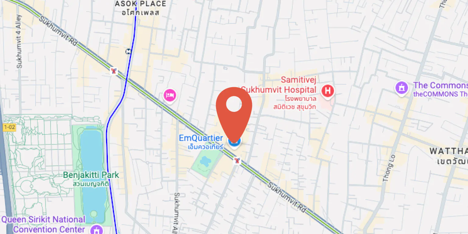New Statrys office location map in Bangkok
