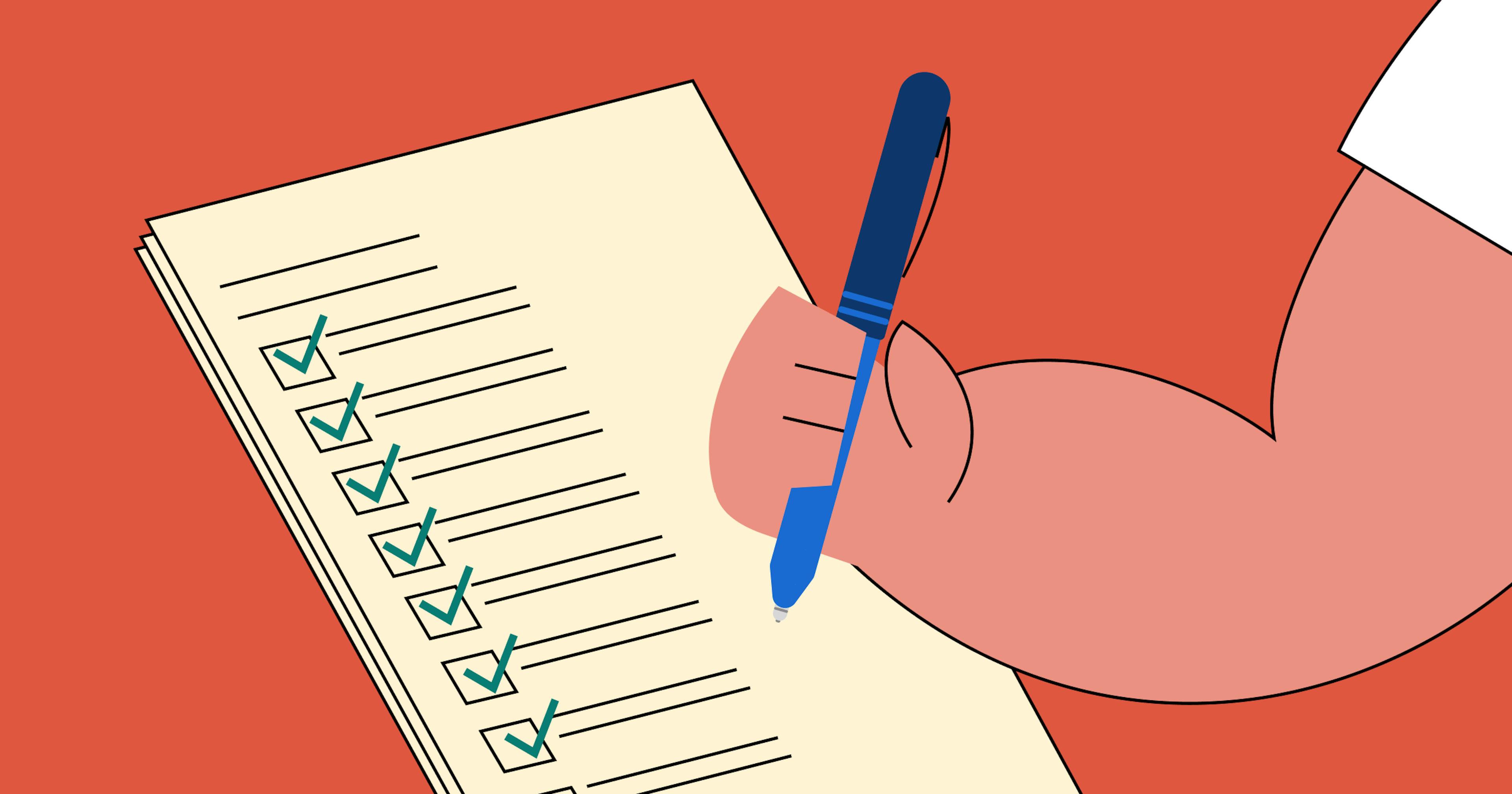 Checklist of things to do before starting a business