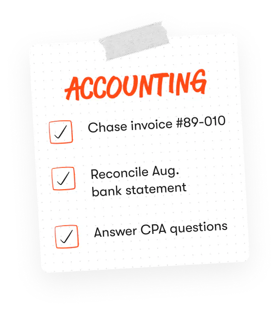 accounting post it