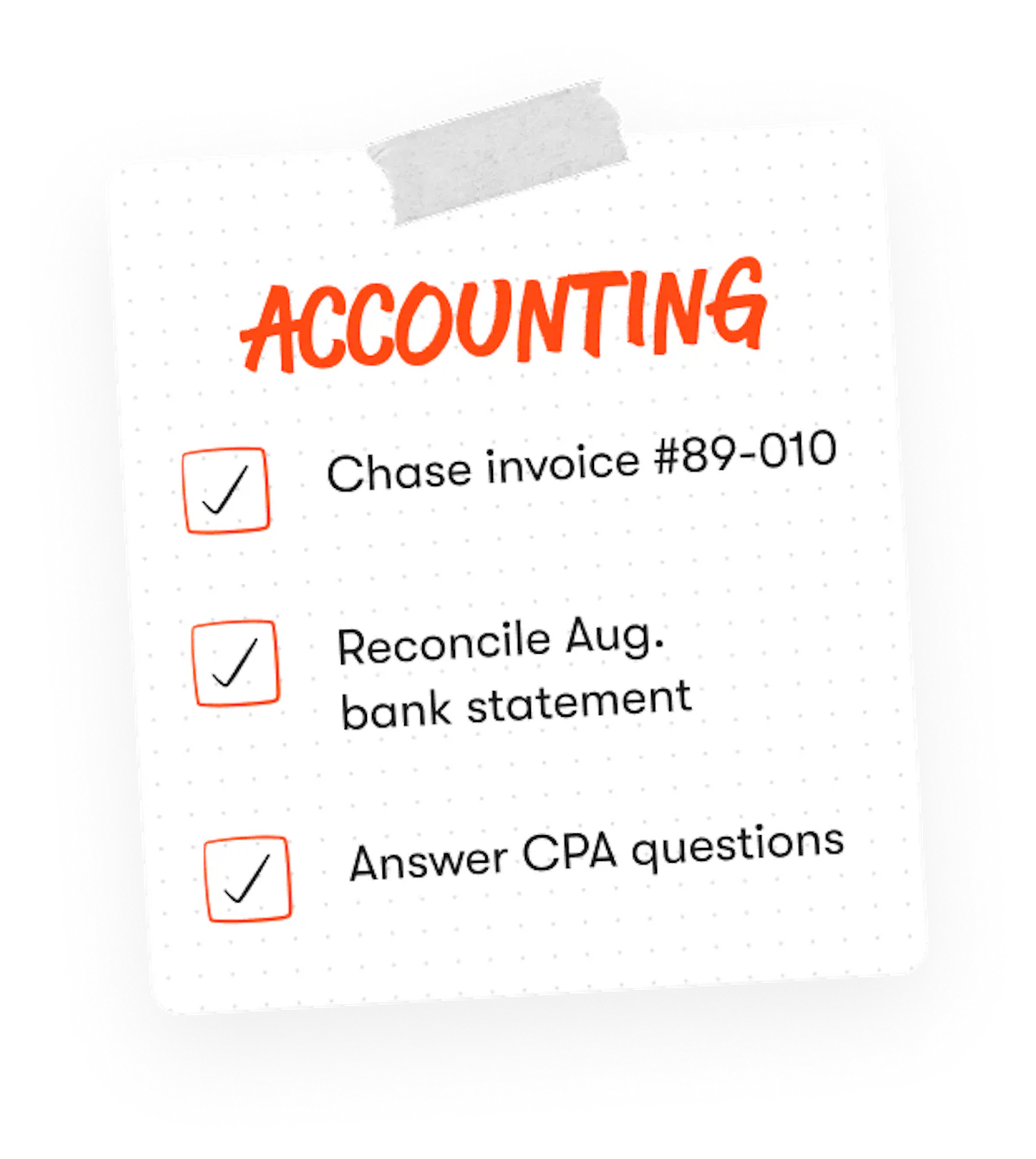 accounting post it