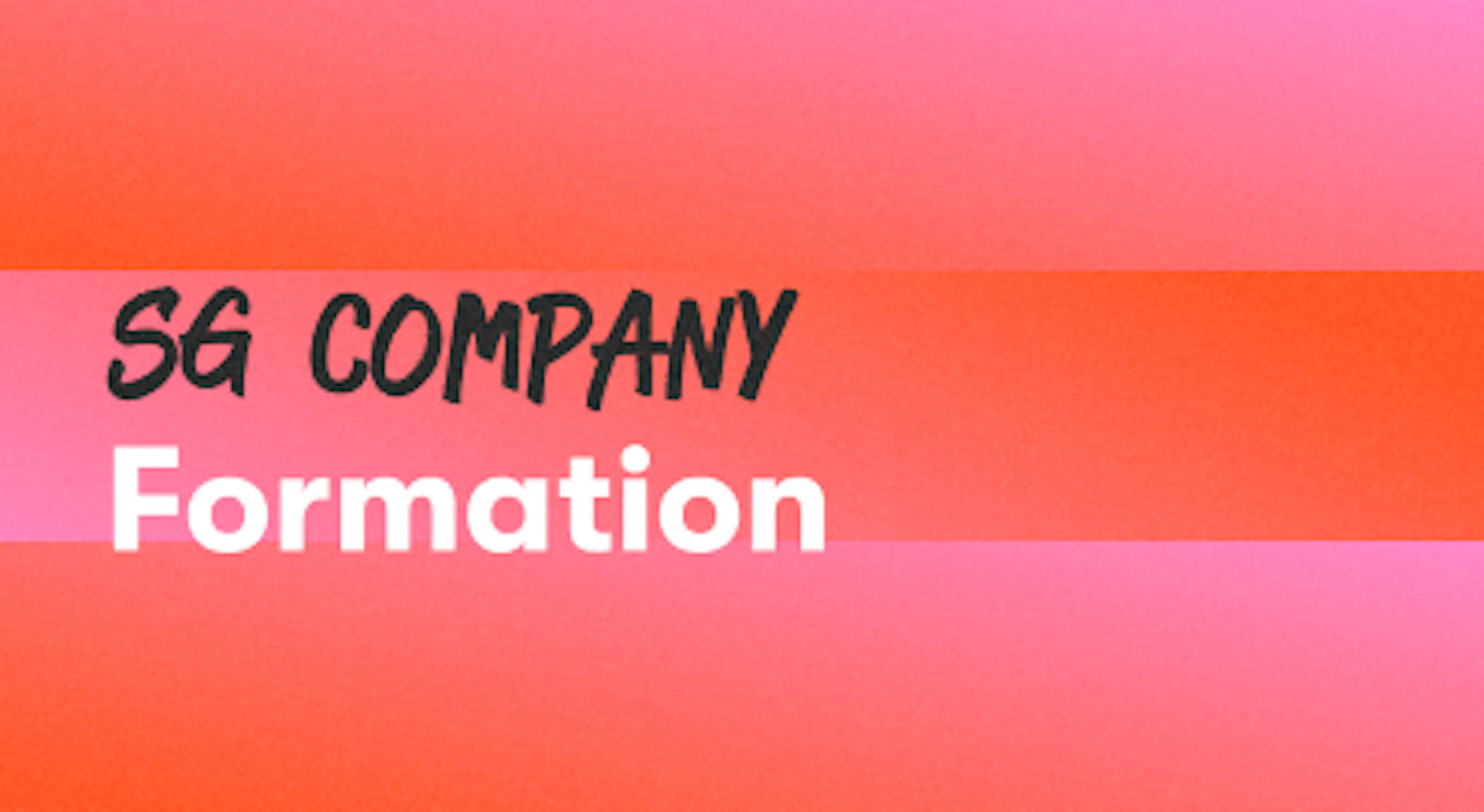 A background with a text titled "Singapore company formation"
