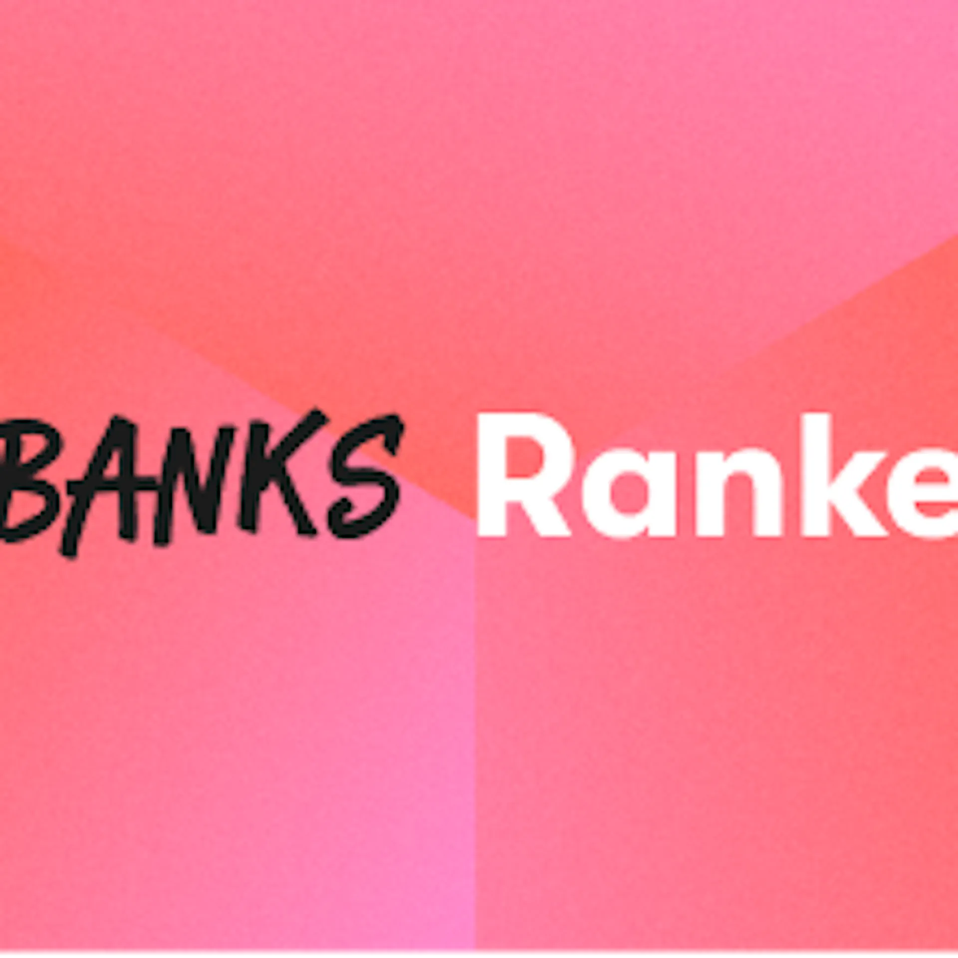 A background with text titled "Neobanks Ranked"