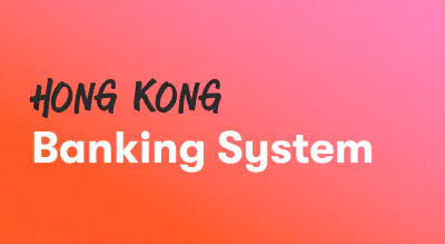 A background with a text titled "Hong Kong Banking System"