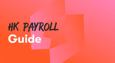 A background with a text titled "Hong Kong Payroll Guide"