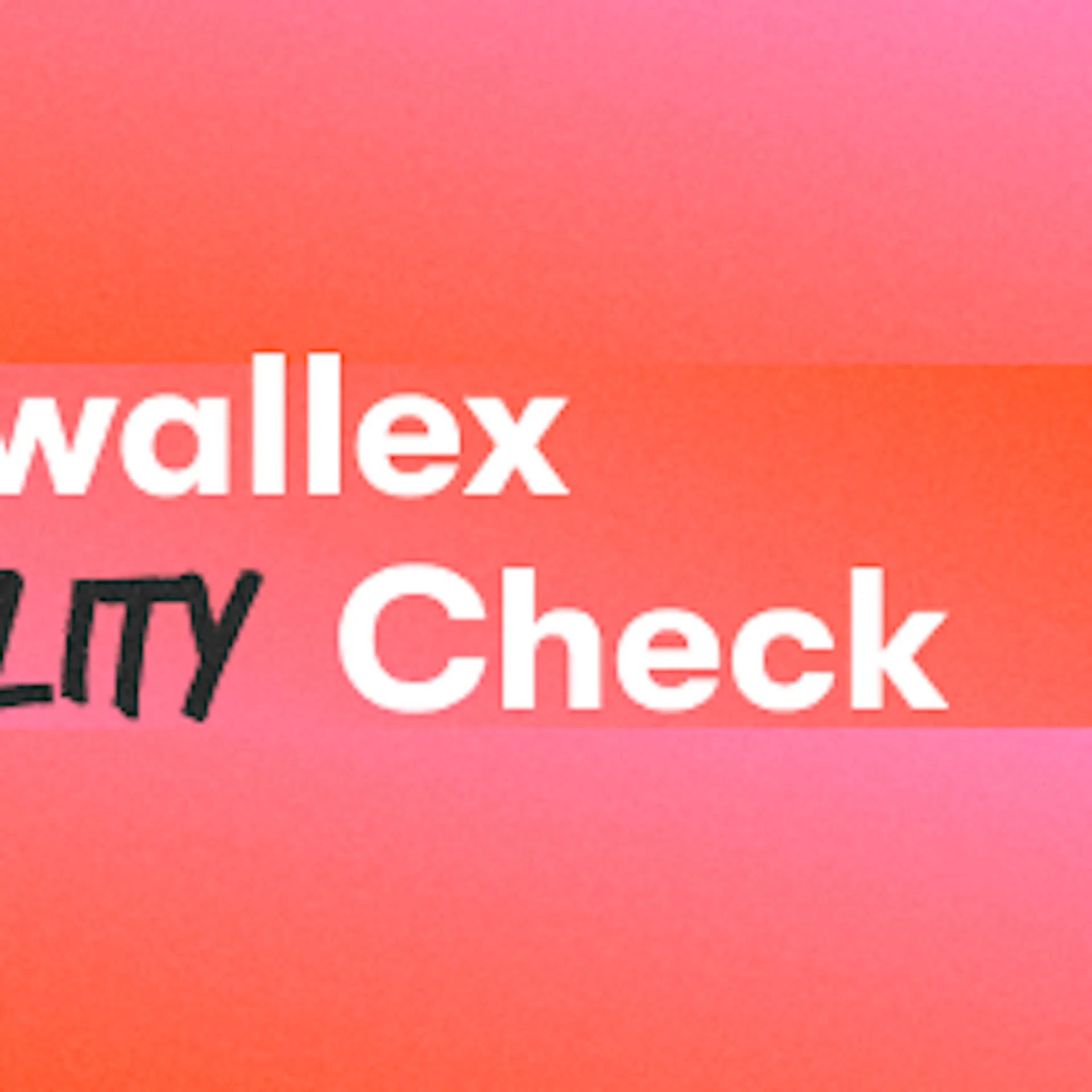 A background with a text titled "Airwallex Reality Check" 