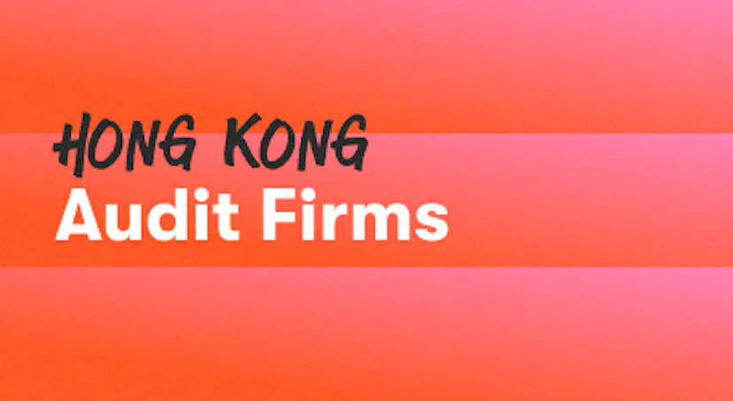 A background with a text titled "Hong Kong Audit Firms"