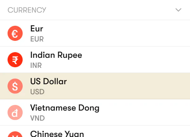 Multi-currency