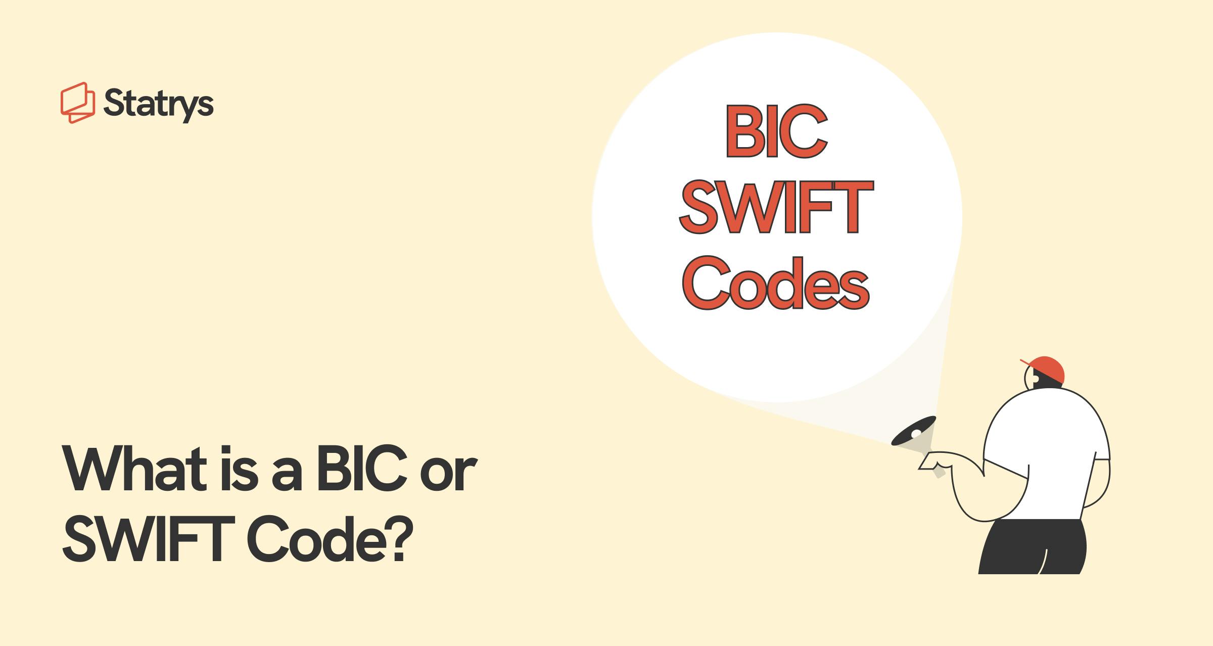 SWIFT and BIC Codes: What They Are & How To Find Them | Statrys