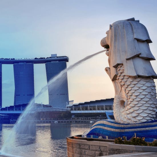 Image of the Merlion in Singapore