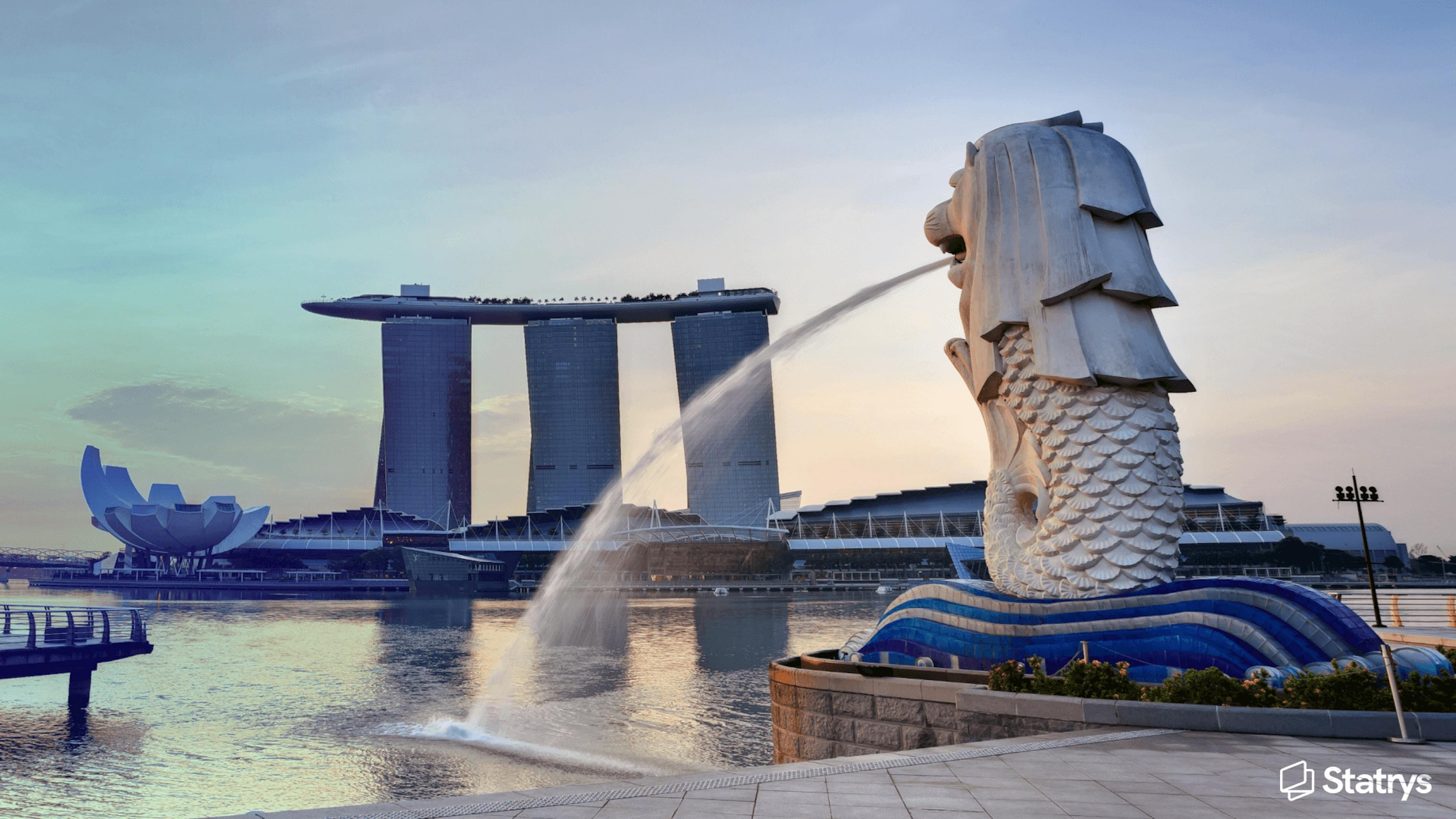 Image of the Merlion in Singapore