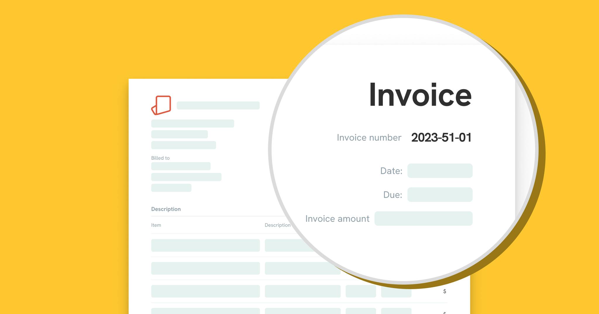 Example of complex invoice number using invoice issue date