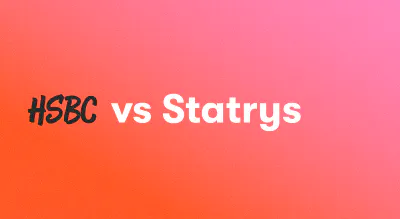 A background with a text titled "HSBC vs Statrys"