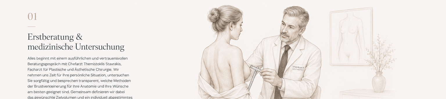 Grafische Illustration eines Beratungsgesprächs zwischen Arzt und Patientin
