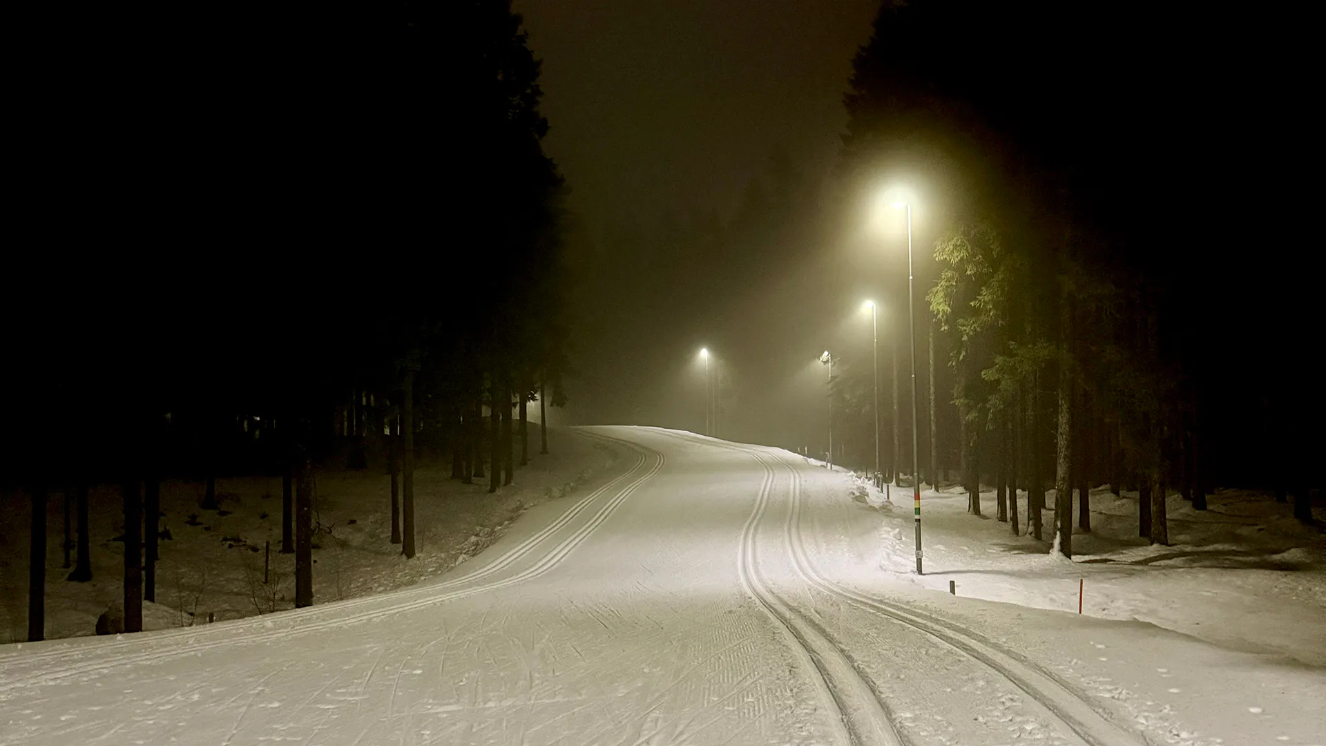Lassalyckans skidspår i Ulricehamn