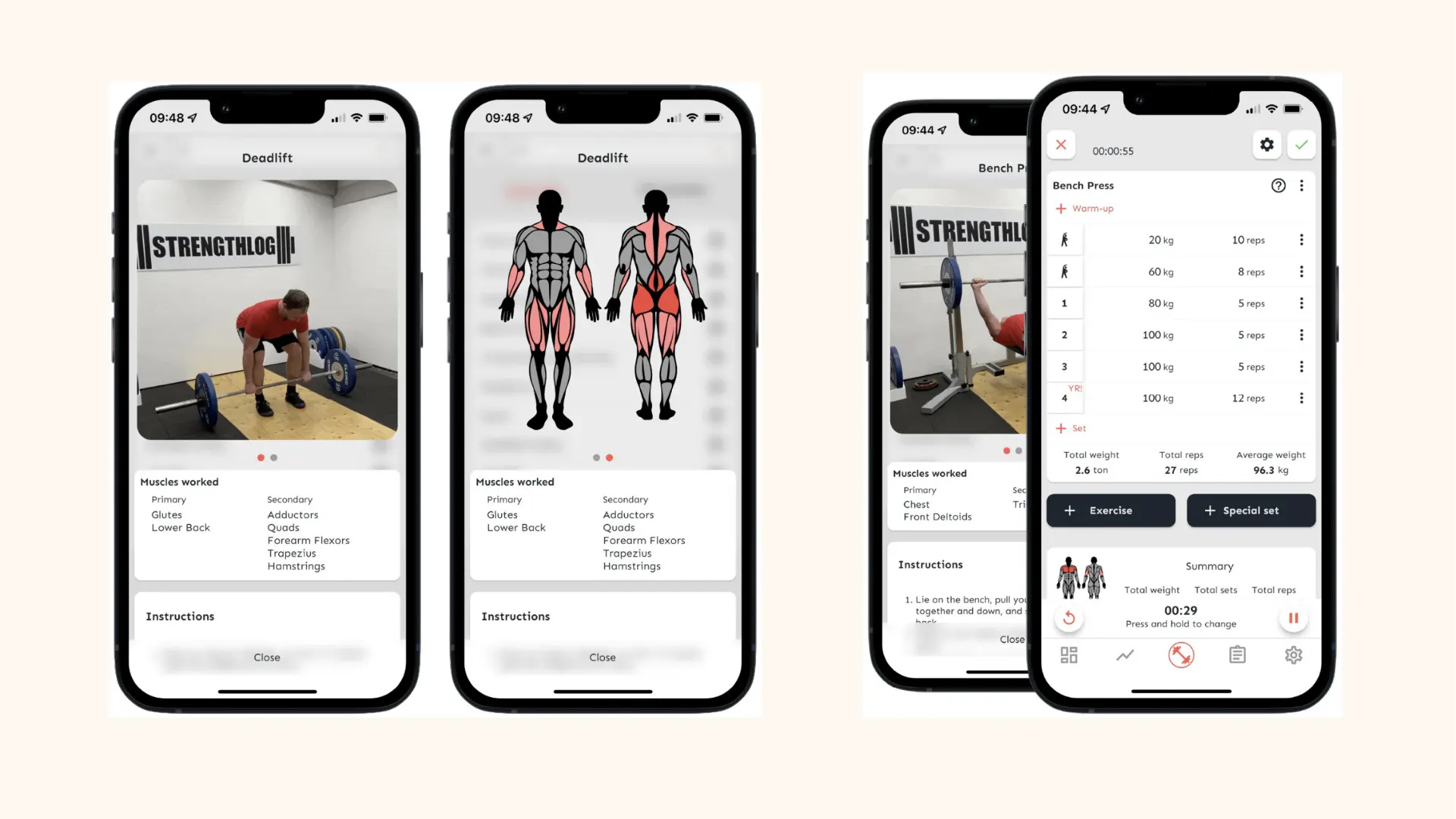 StrengthLog App – bäst för styrketräning