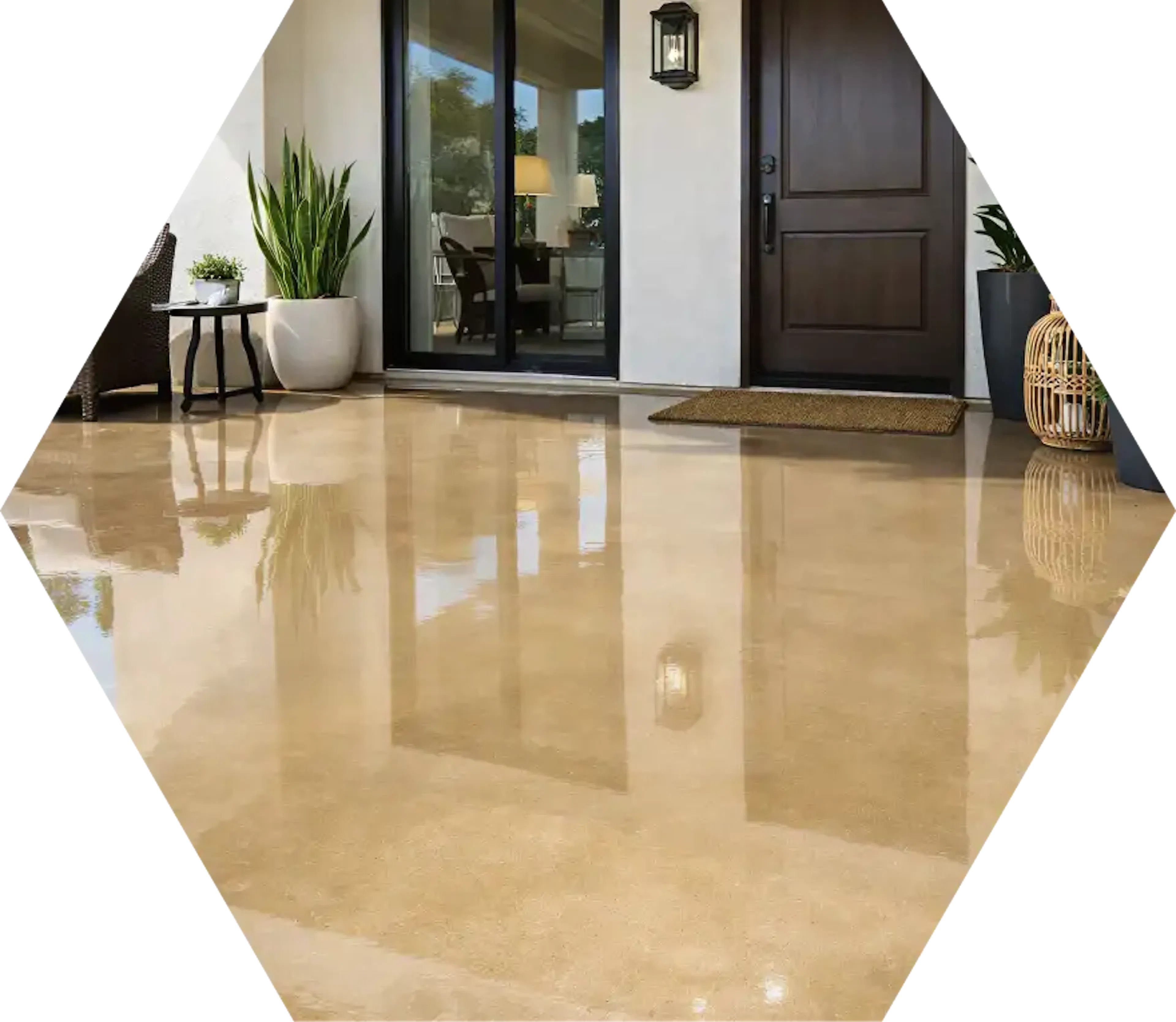 Garage floor coating