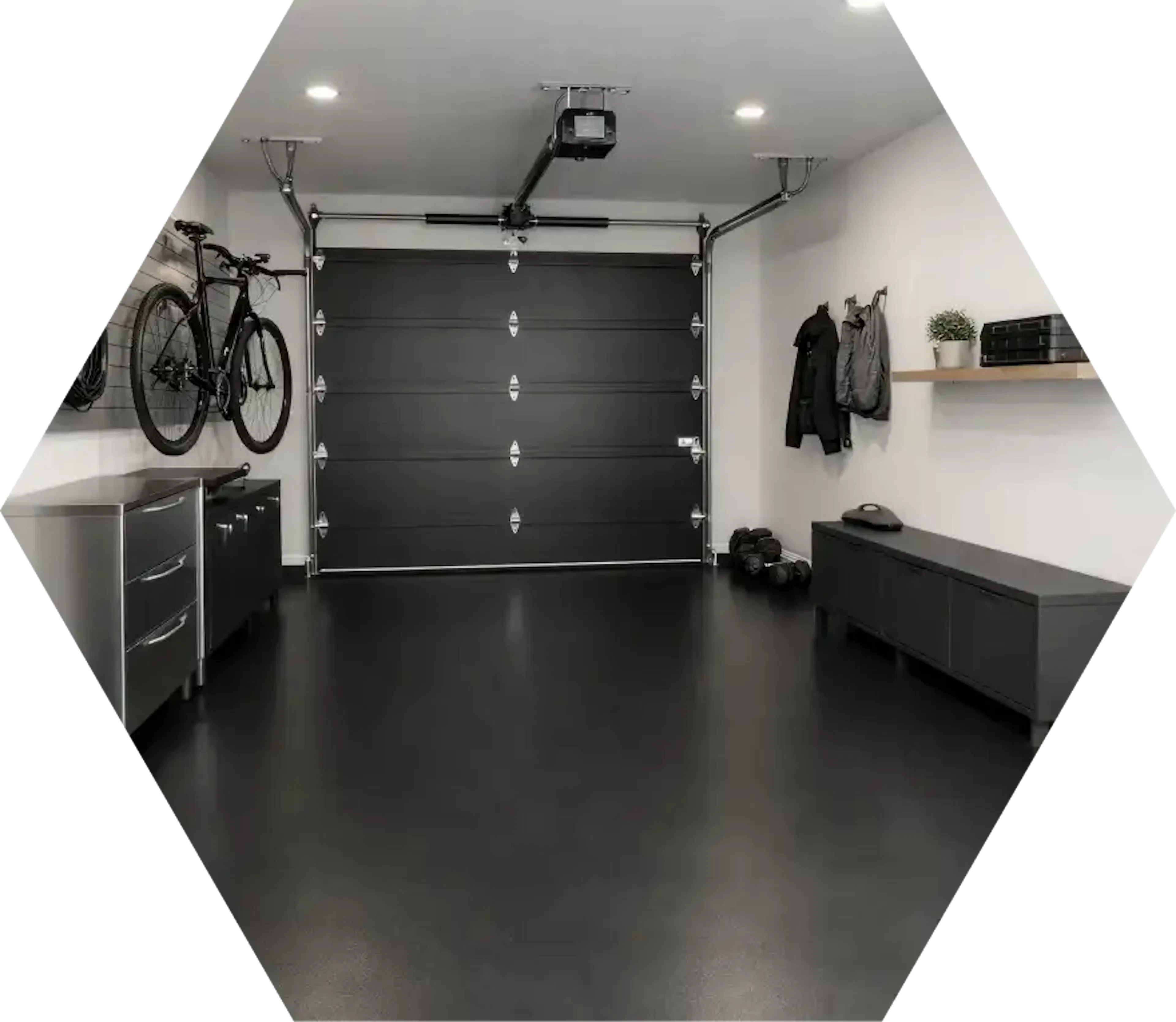 Concrete floor application