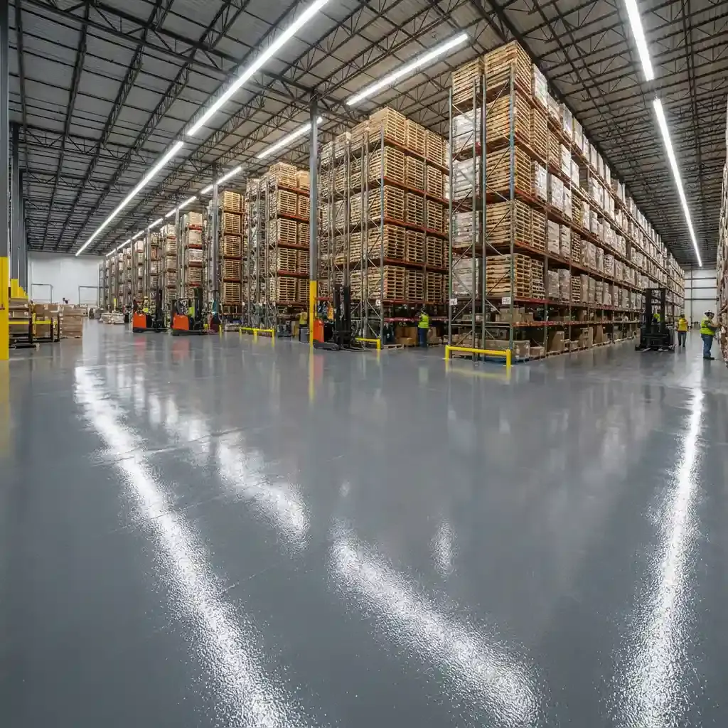 How a Medium-Grey MCU Finish Transformed a High-Traffic Warehouse