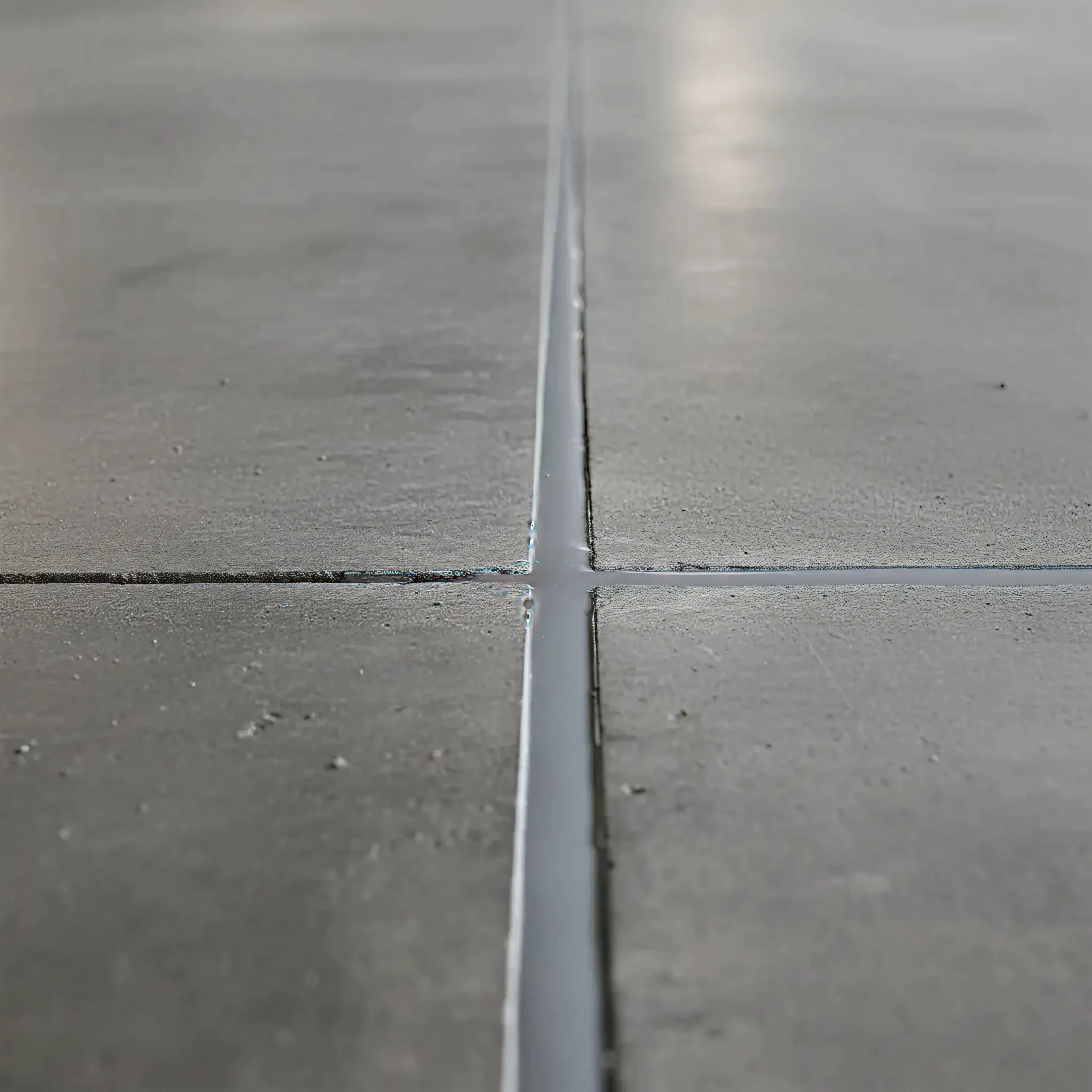 Concrete joint after repair