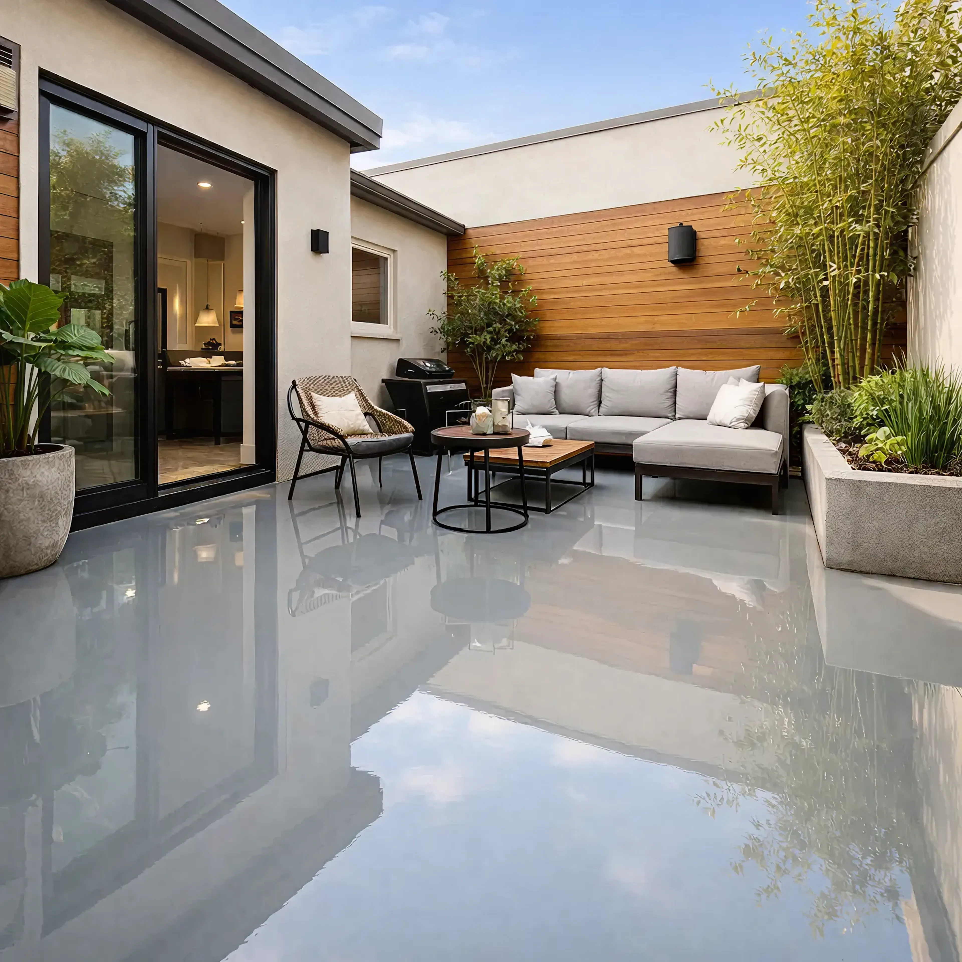 High Gloss finish close-up texture