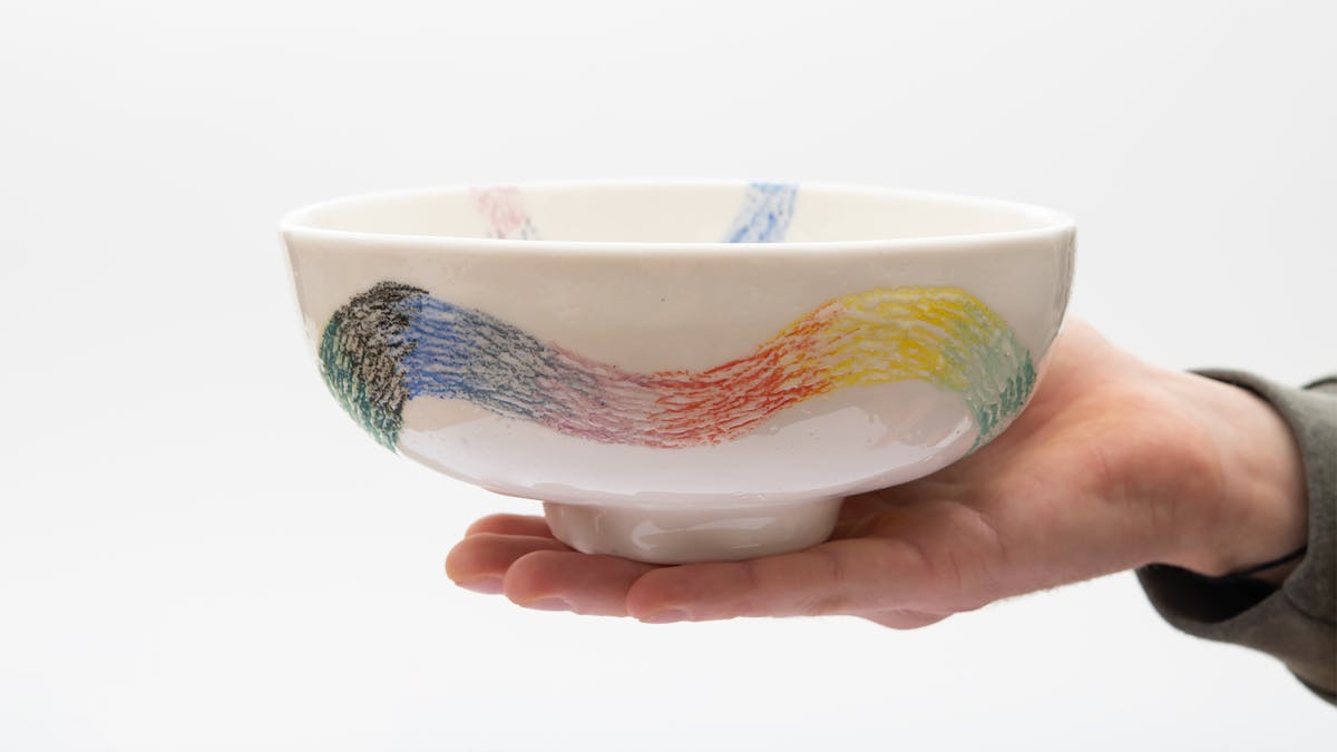 Single rainbow bowl