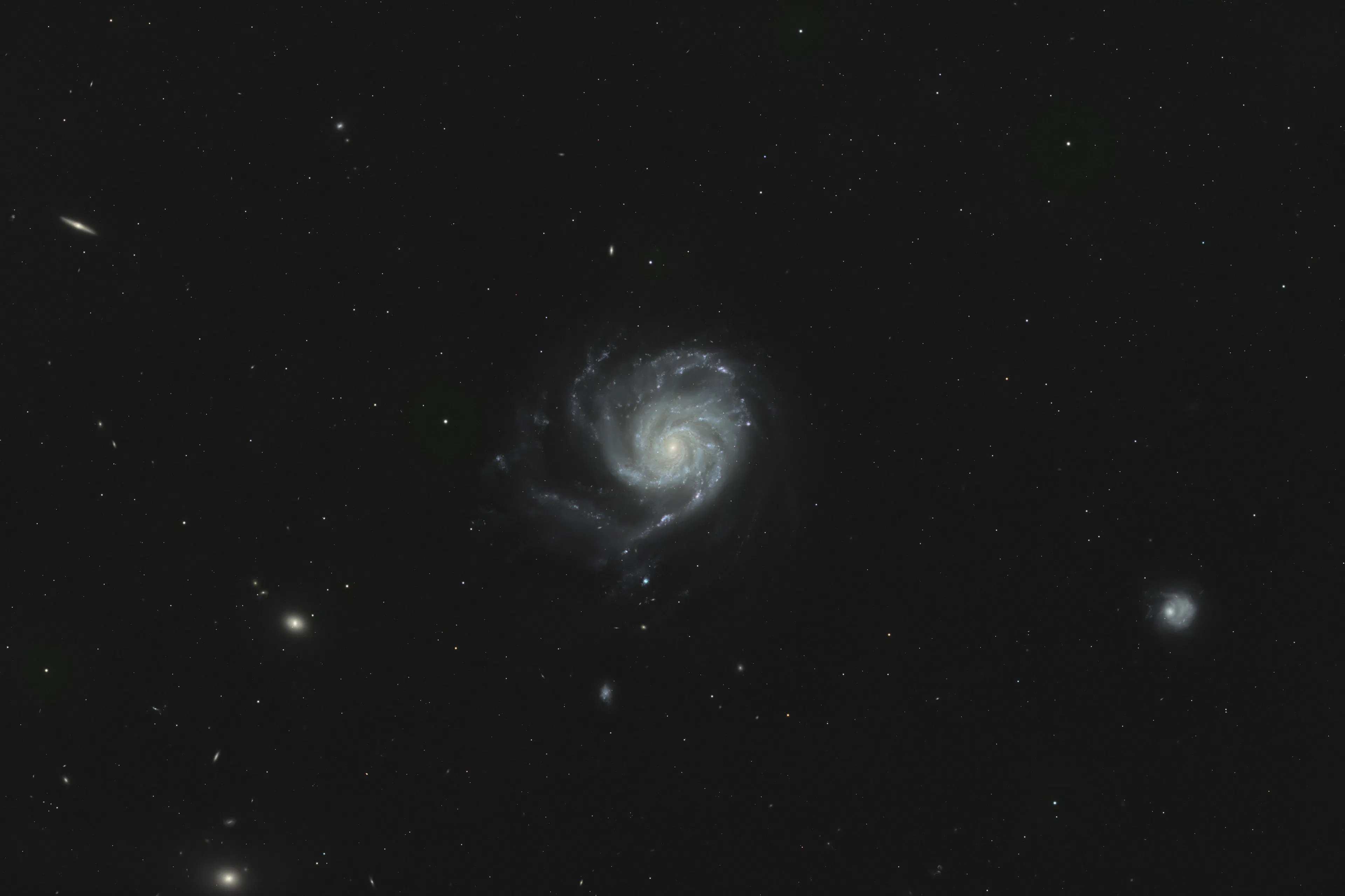 M101 — Galaxie du Moulinet — image couleur LRGB traitée dans PixInsight.
