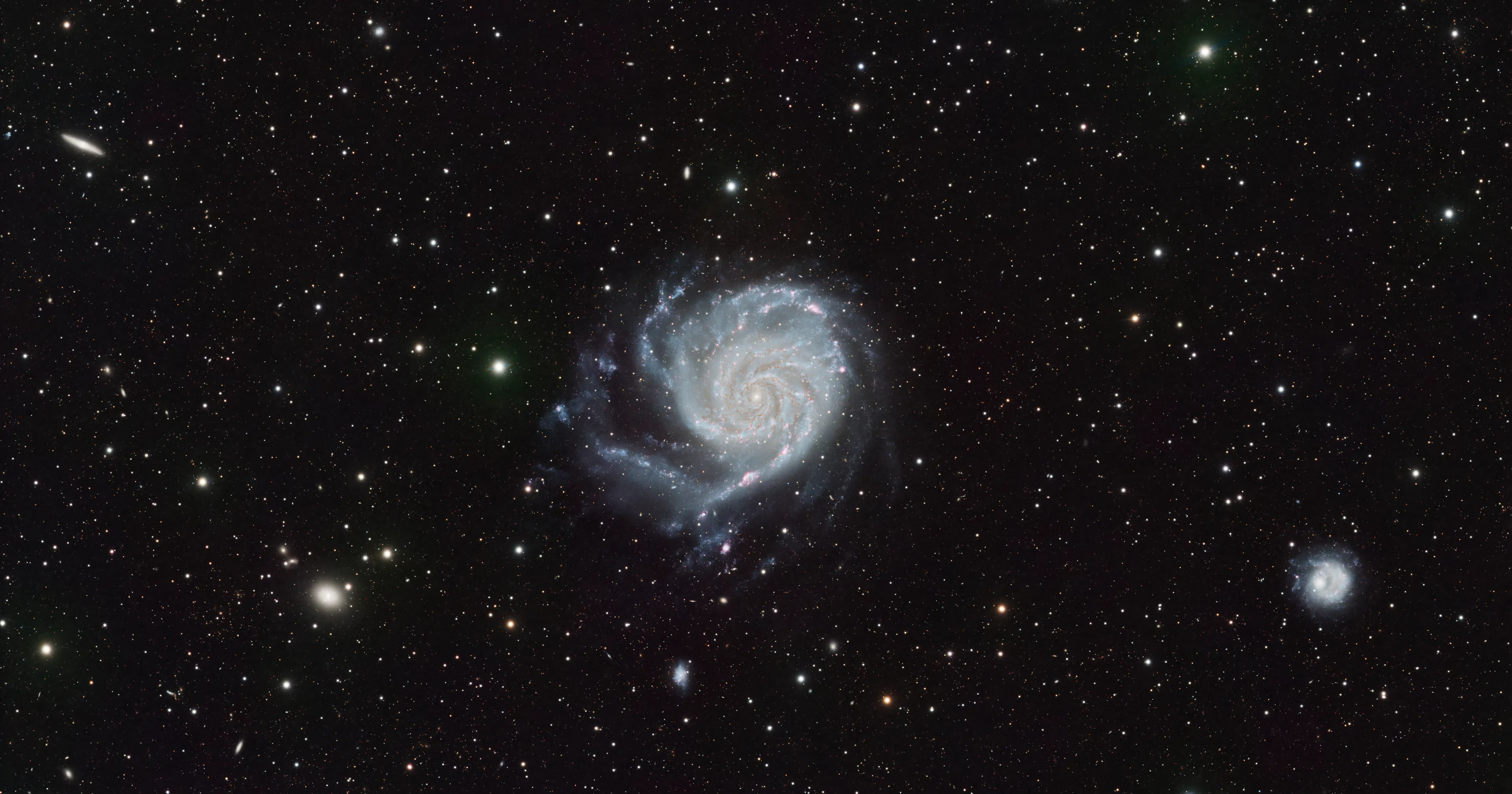 M101, la galaxie du Moulinet photographiée par Stellar Observatory.