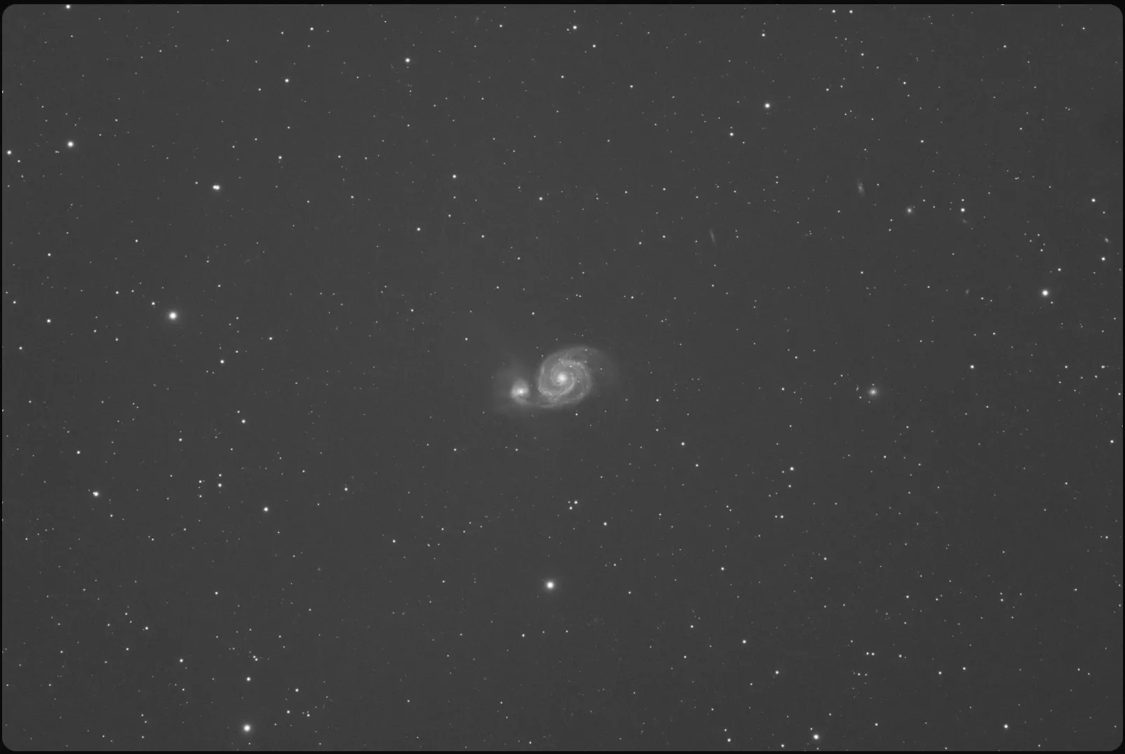 M51, la galaxie du Tourbillon, photographiée avec Stellar Observatory.