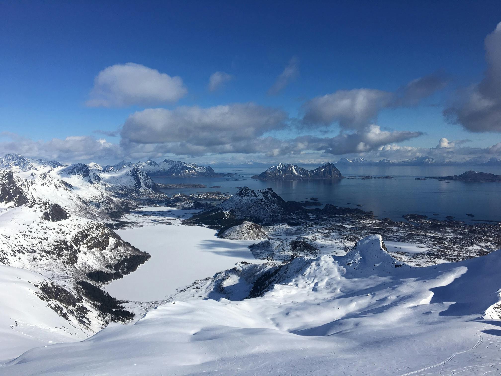 Splitboard Snowboarding Lofoten Norway