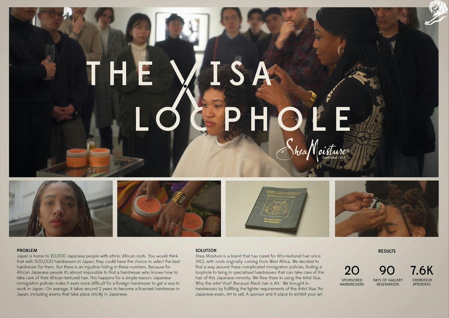 Stephan Schwarz | Creative Director & Copywriter | Shea Moisture - Visa Loophole