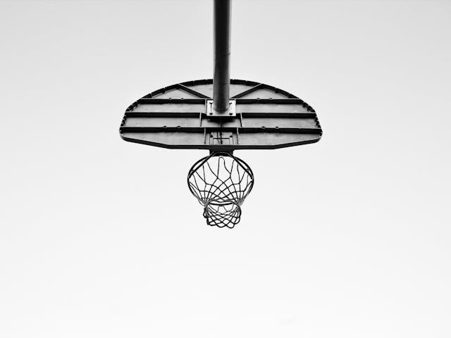 A basketball goal