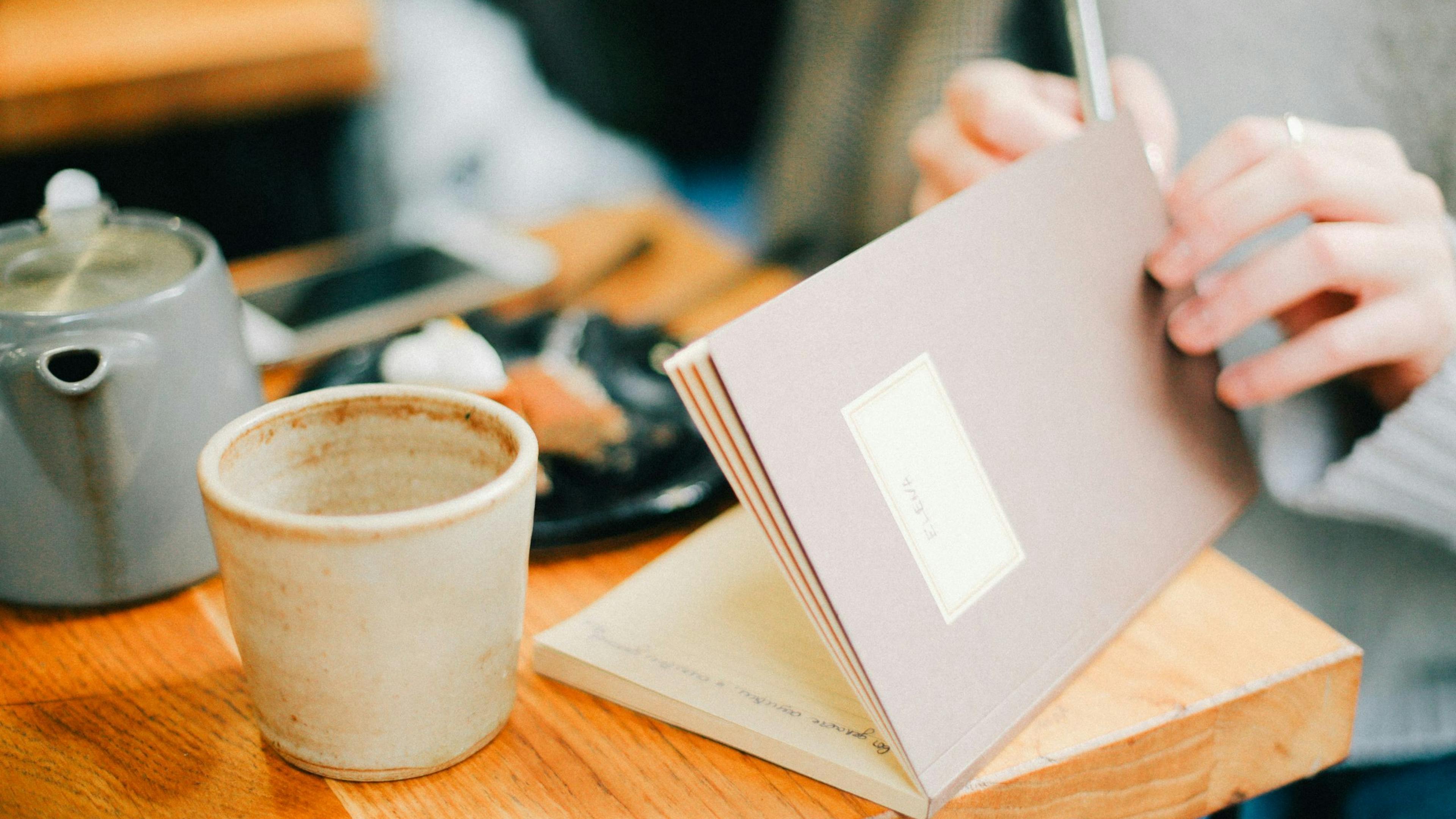 Notebook and Tea