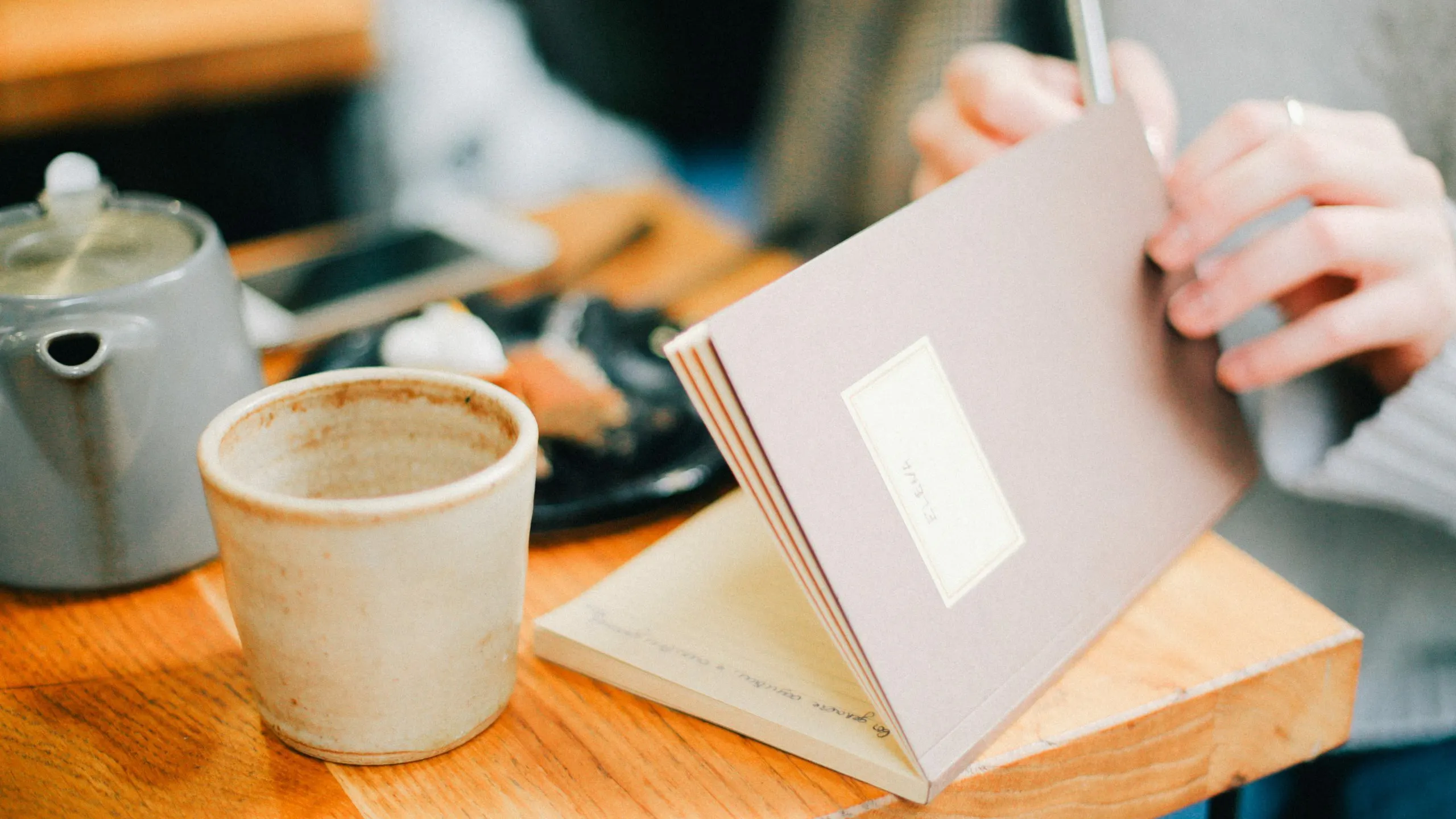 Notebook and Tea