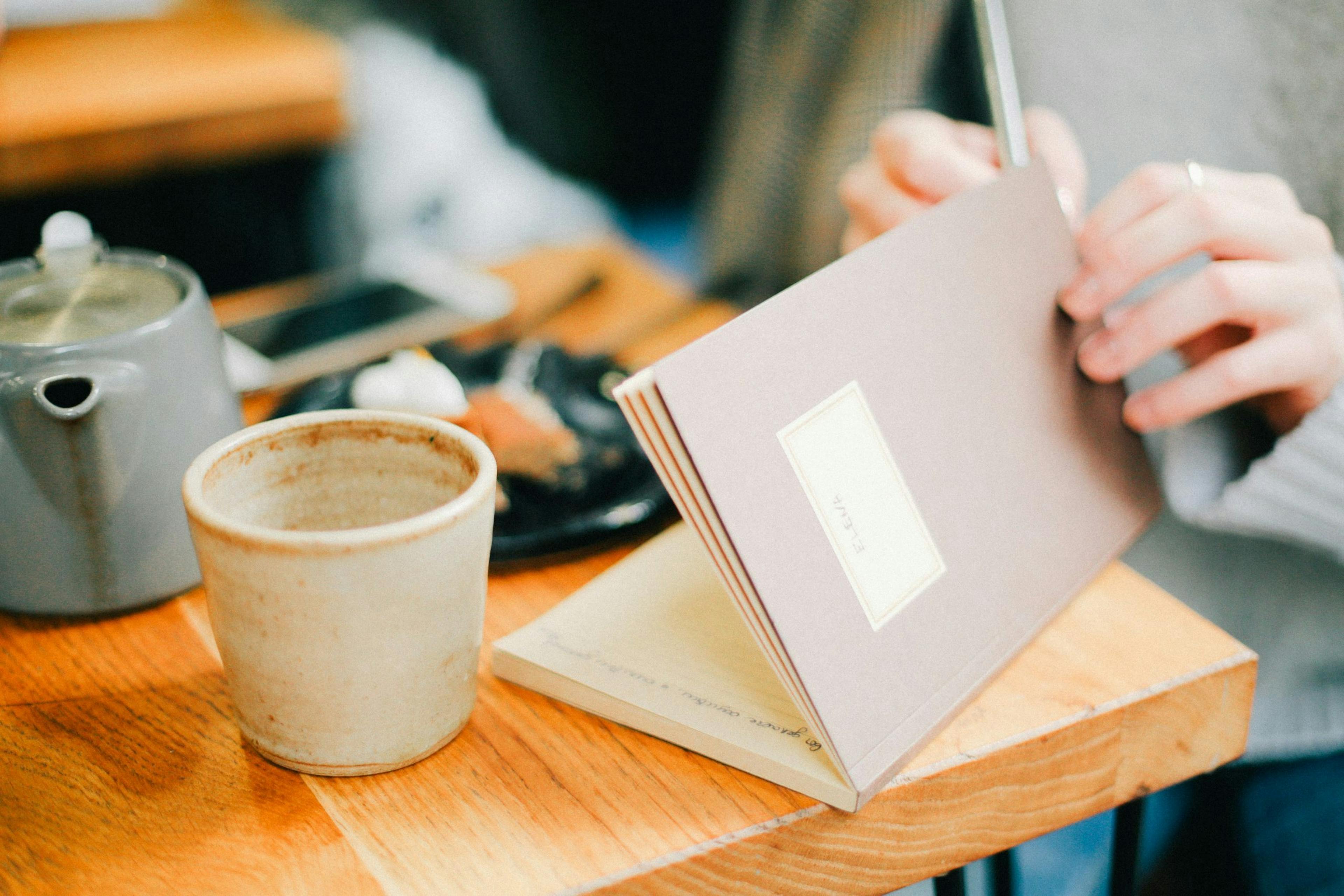 Notebook and Tea
