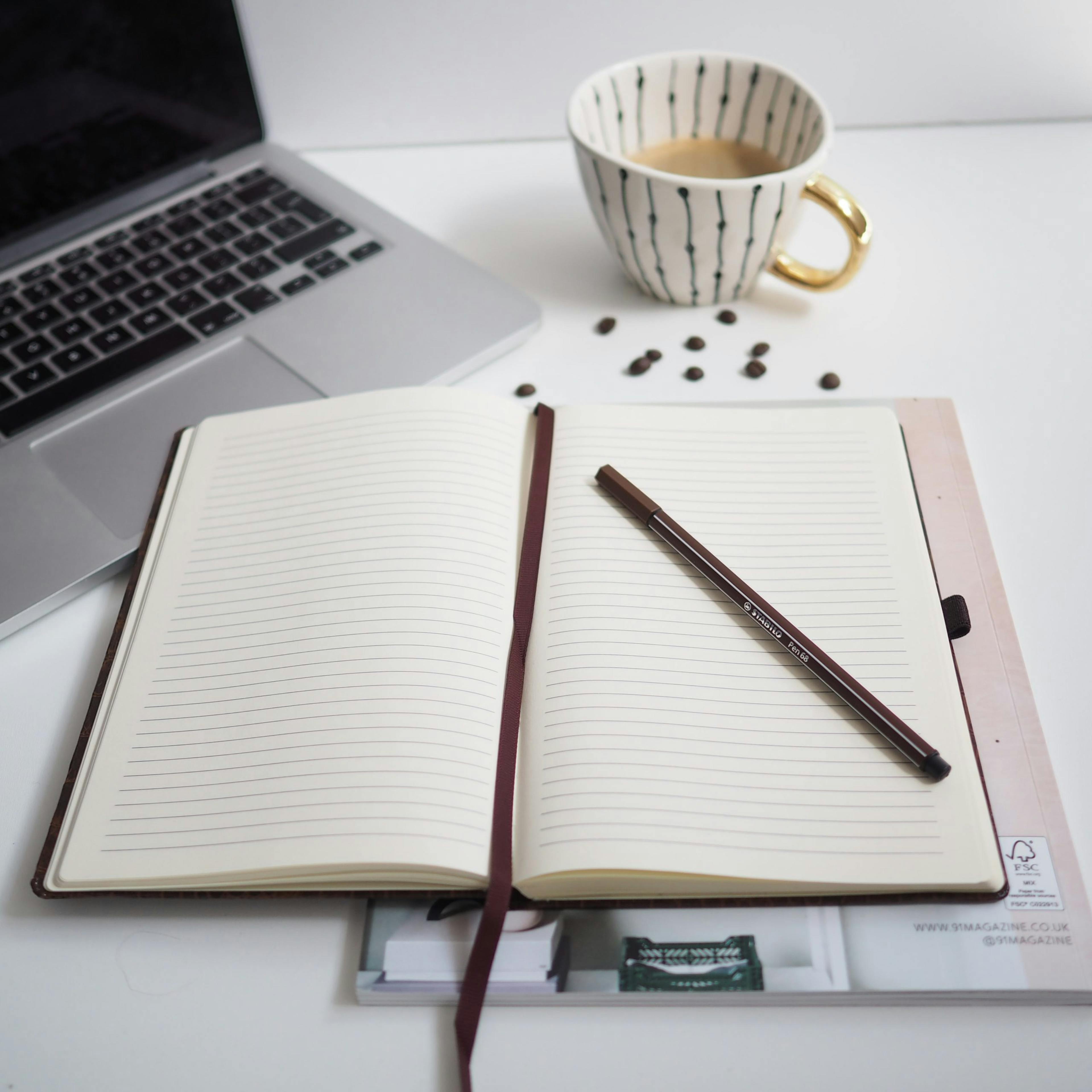 Notebook and Tea