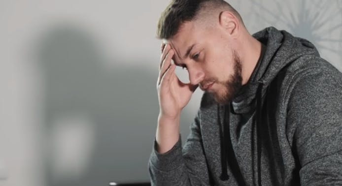 Man in deep thought