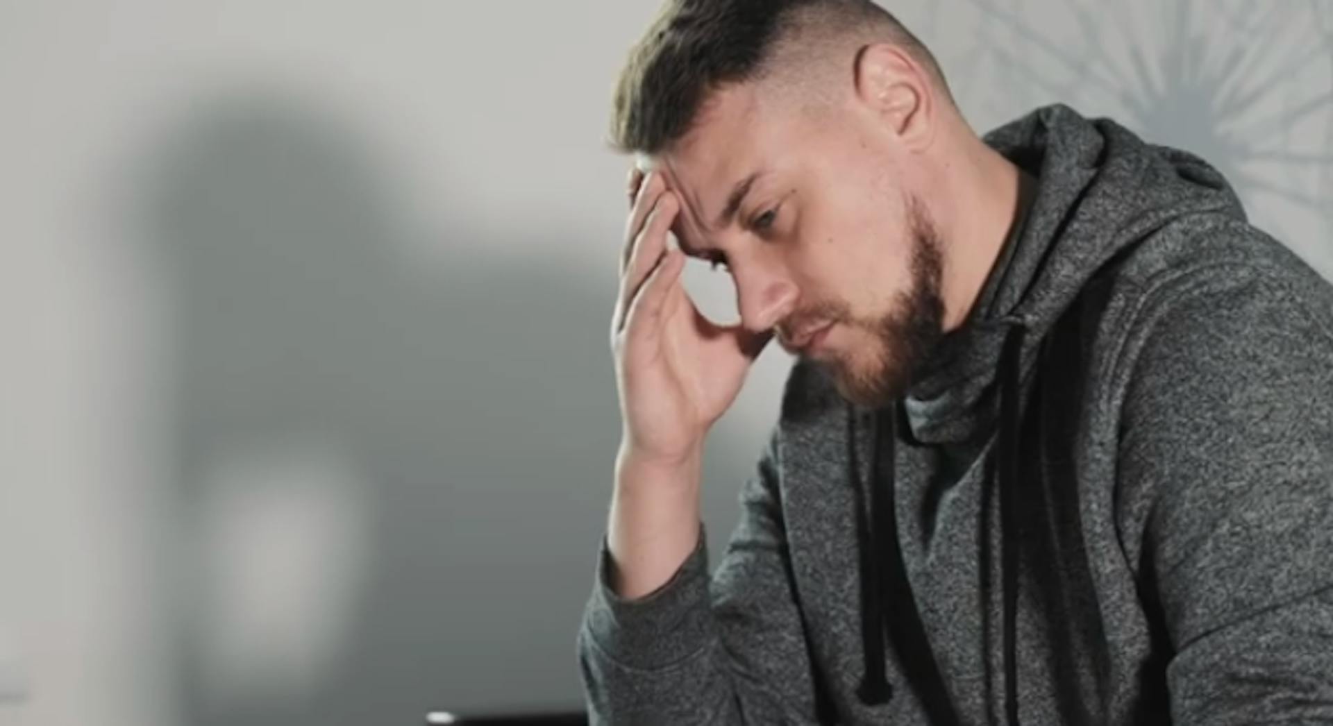 Man in deep thought