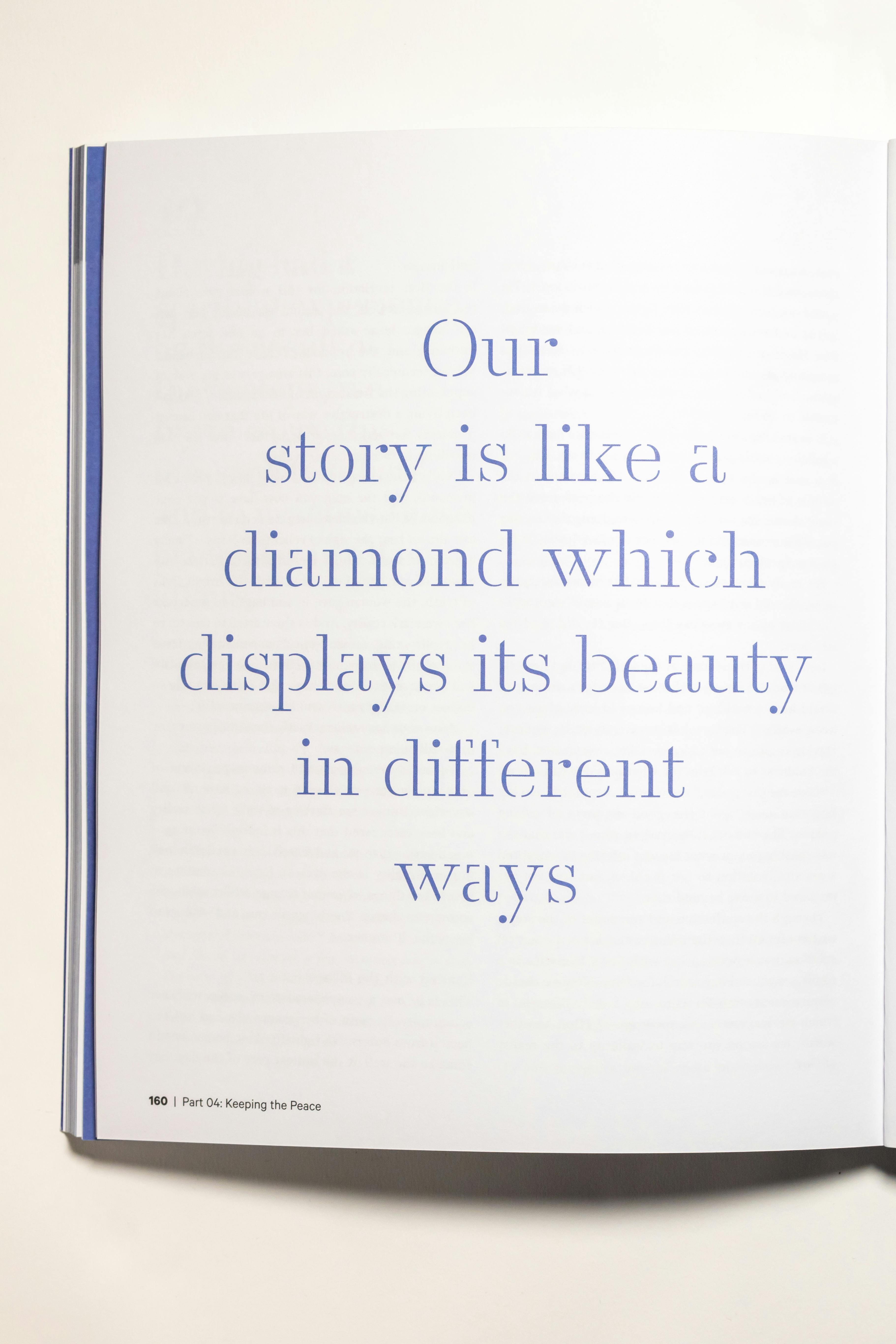 diamond quote from book