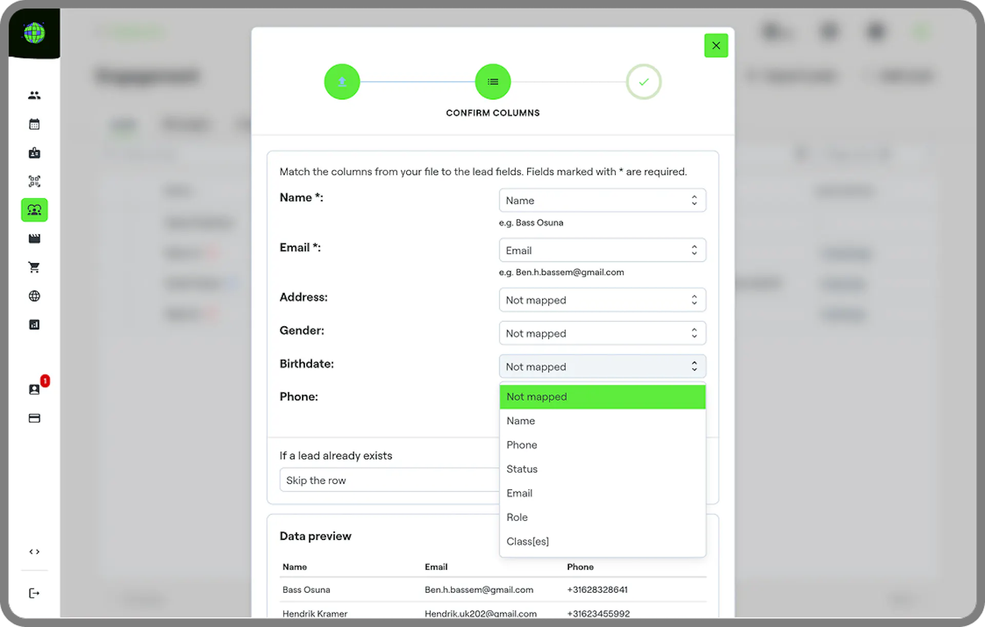 manage leads