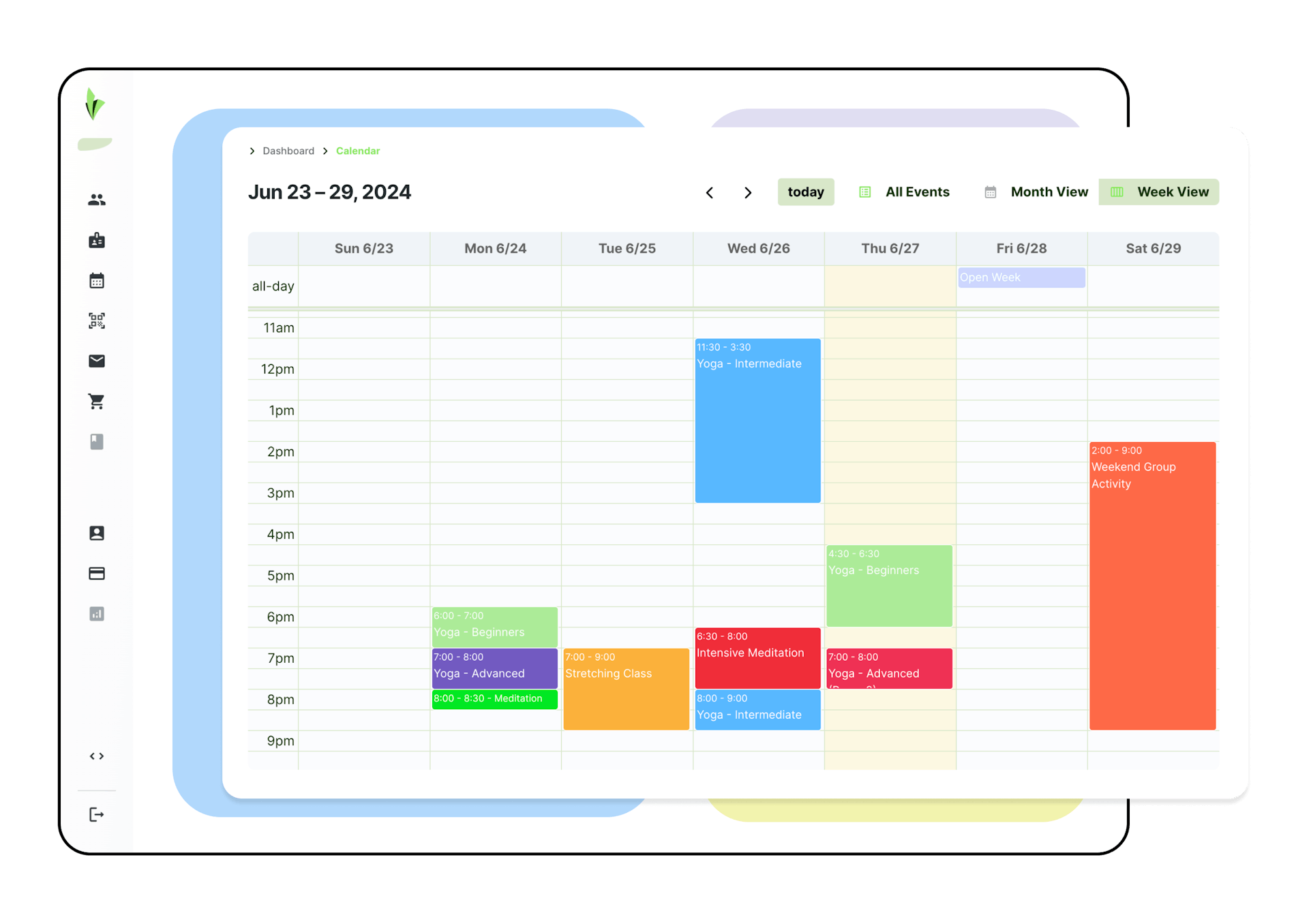 platform events calendar feature