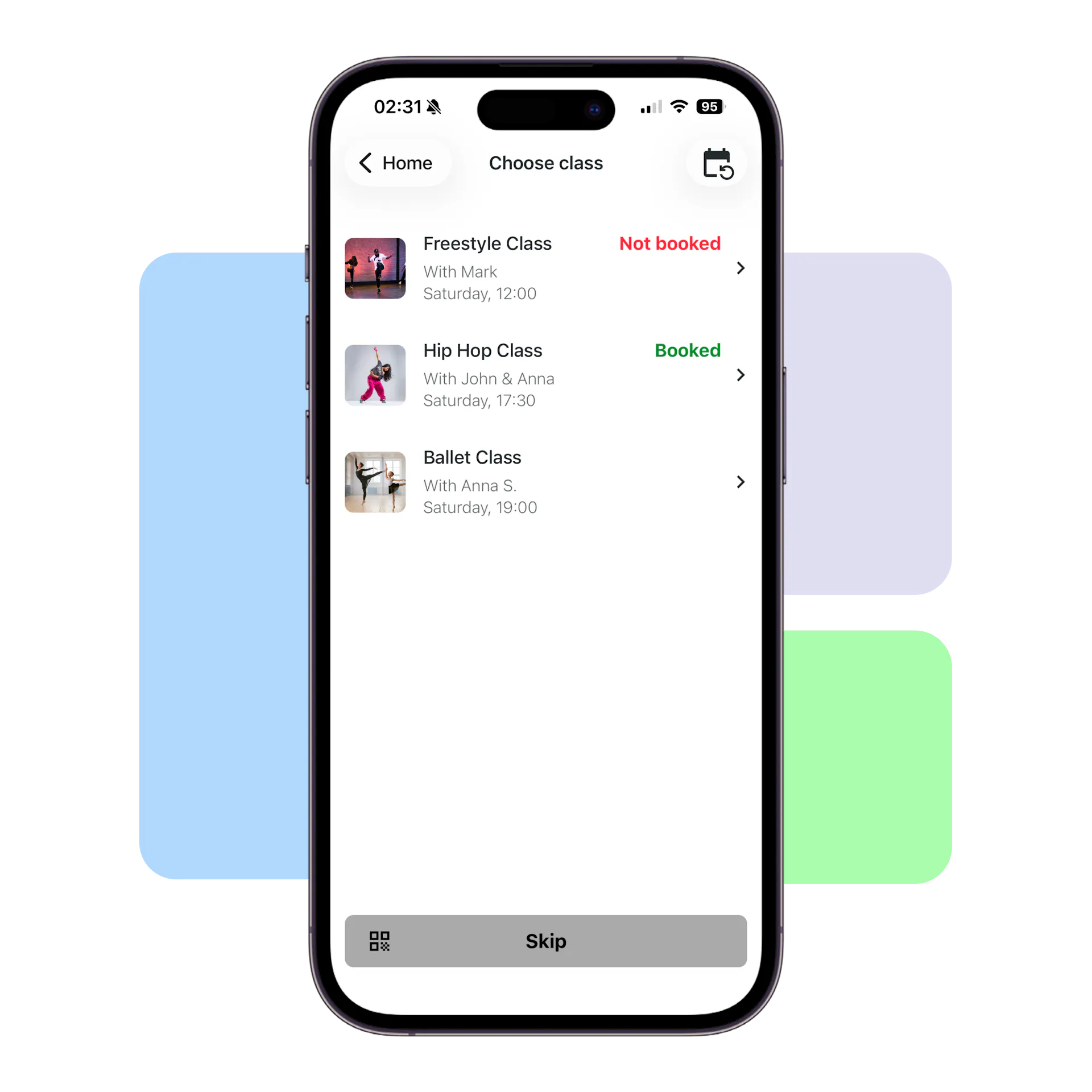 new mobile check-in feature