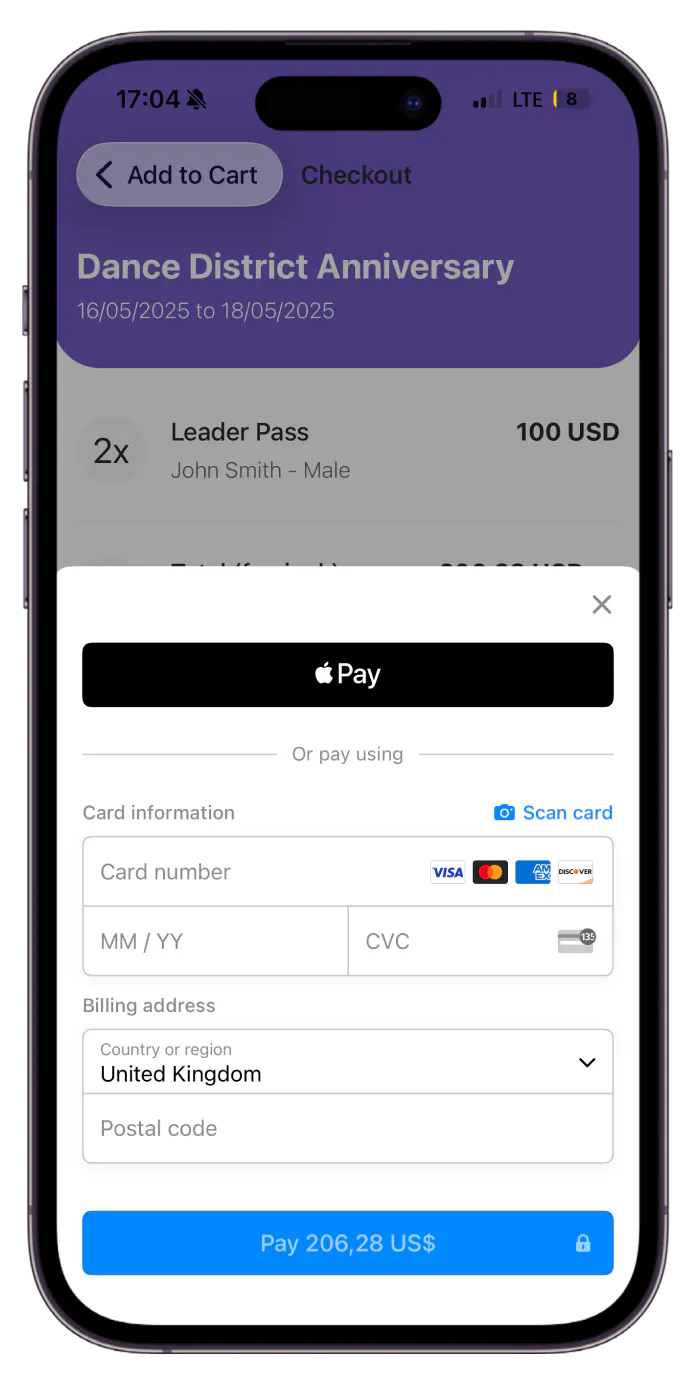 online shop payments