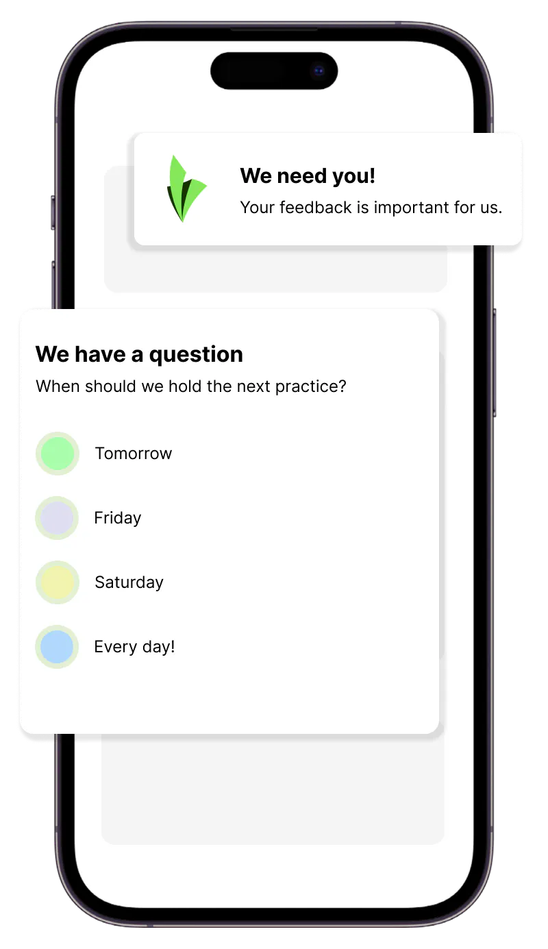 mobile feedback polls