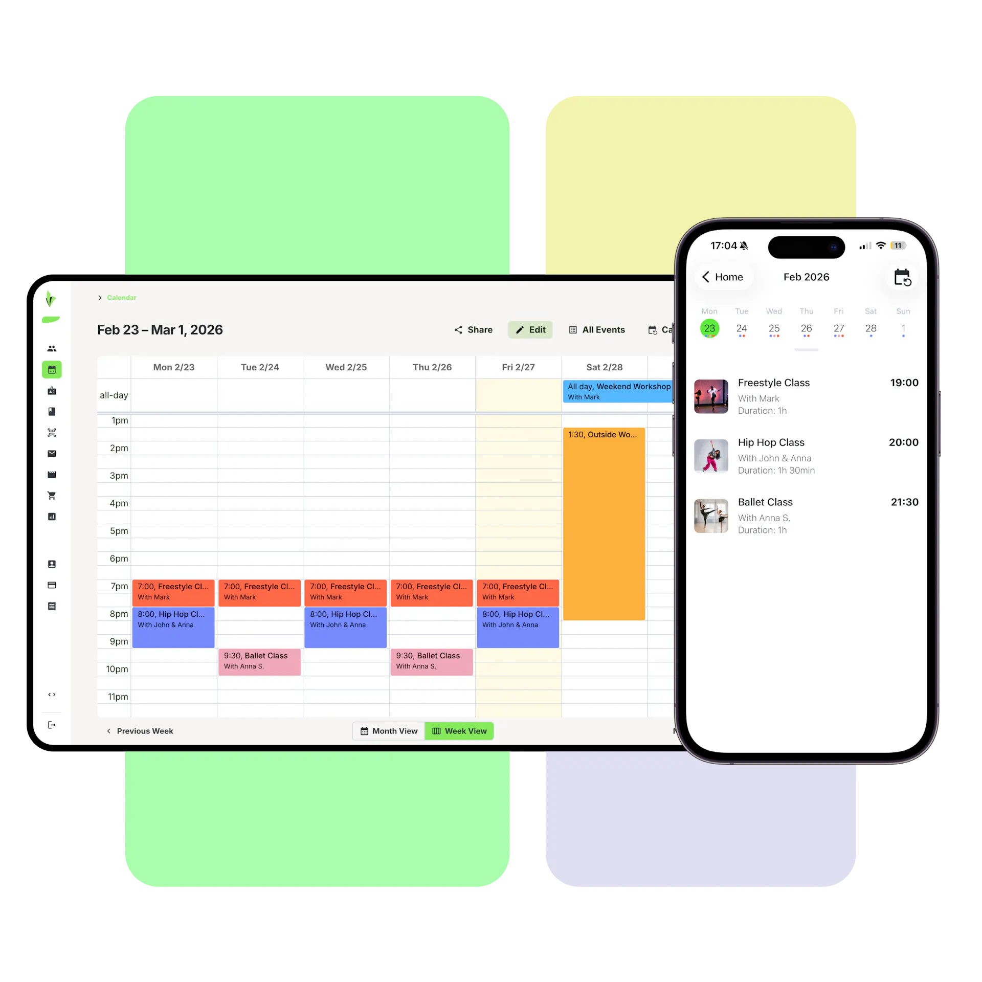 schedule calendar events guide