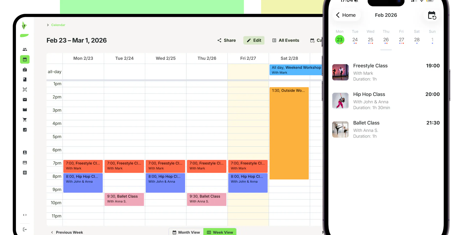 schedule calendar events guide