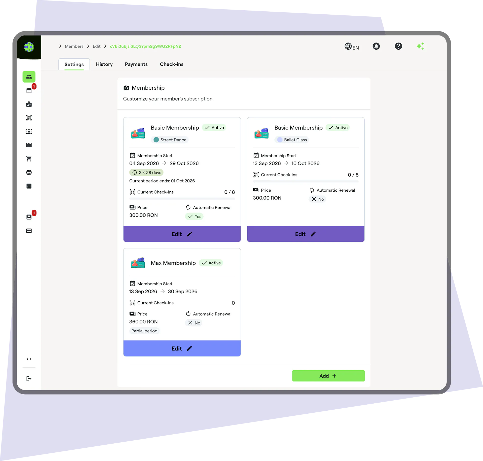 multiple memberships